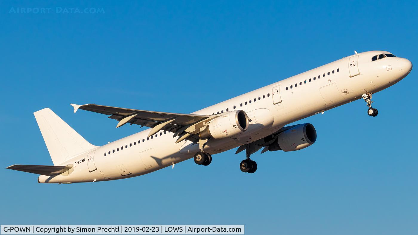 G-POWN, 2009 Airbus A321-211 C/N 3830, G-POWN @ Salzburg Airport