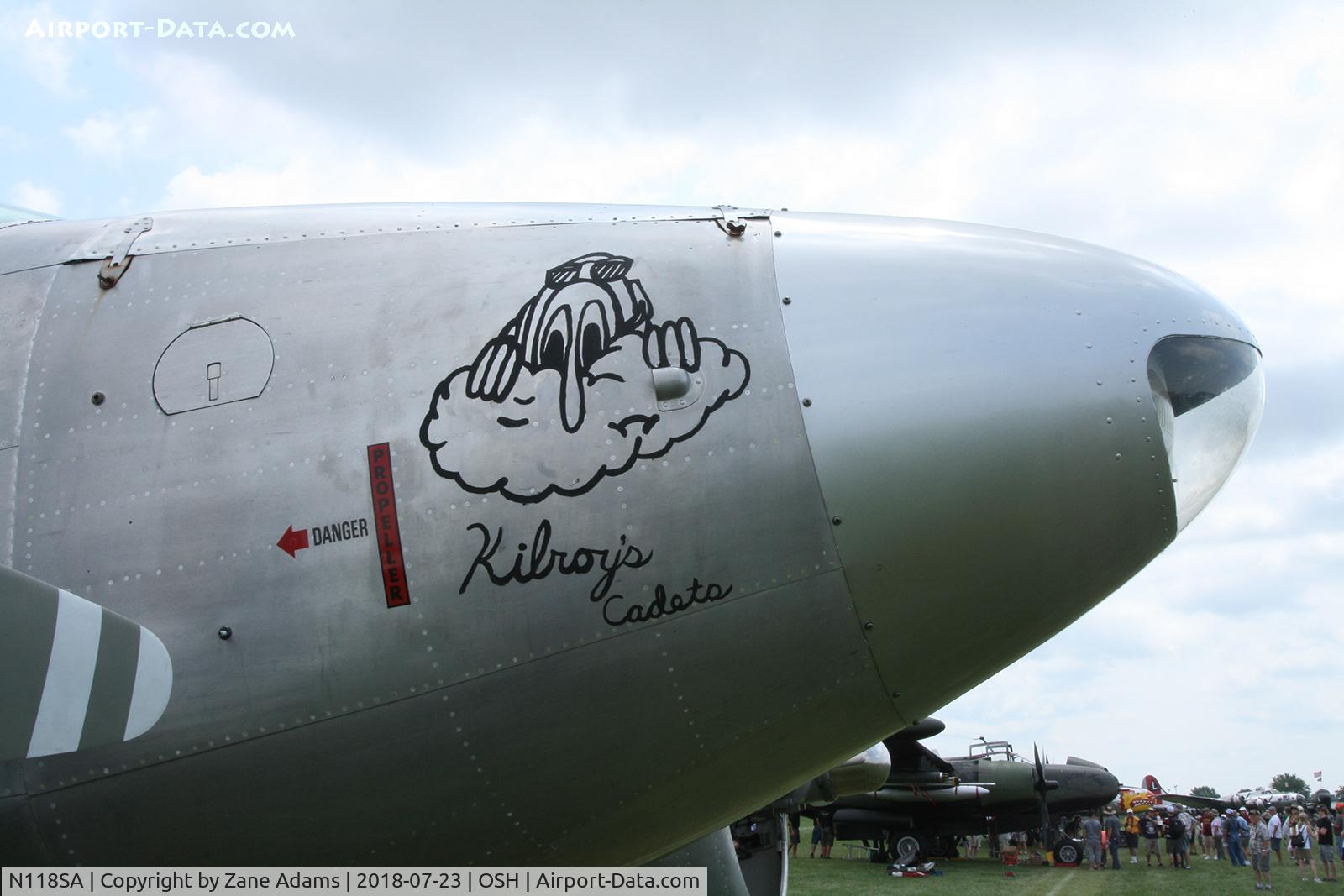 N118SA, 1954 Beech E18S C/N BA-14, At the 2018 EAA Airventure - Oshkosh, Wisconsin