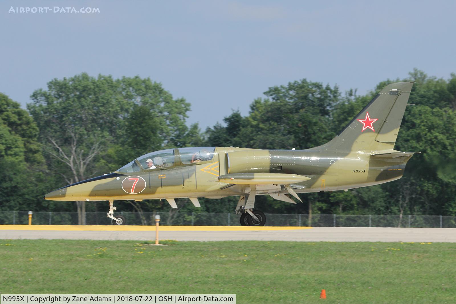 N995X, 1983 Aero L-39C Albatros C/N 332507, At the 2018 EAA Airventure - Oshkosh, Wisconsin