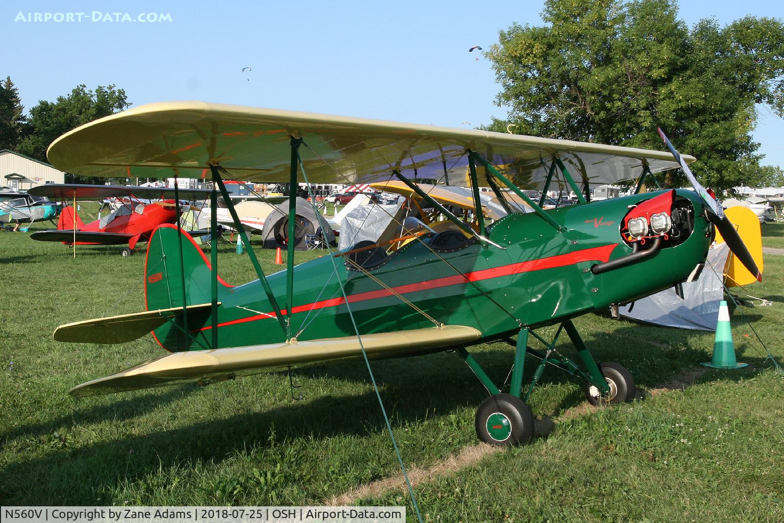 N560V, Hatz CB-1 C/N DRS2, At the 2018 EAA Airventure - Oshkosh, Wisconsin