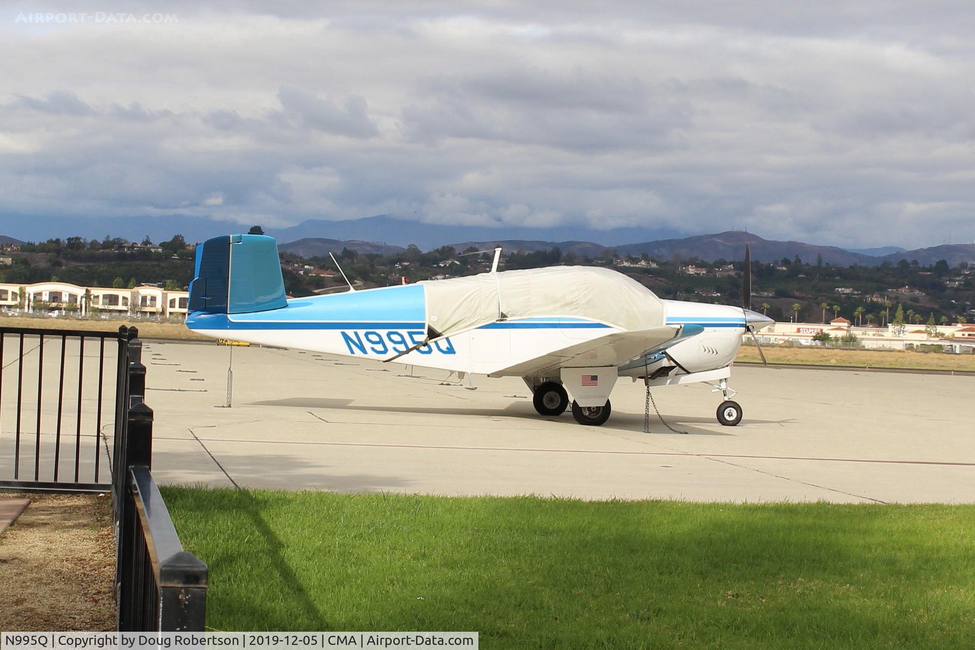 N995Q, 1961 Beech N35 Bonanza C/N D-6816, 1961 Beech N35 BONANZA, Continental IO-470-N 250 Hp