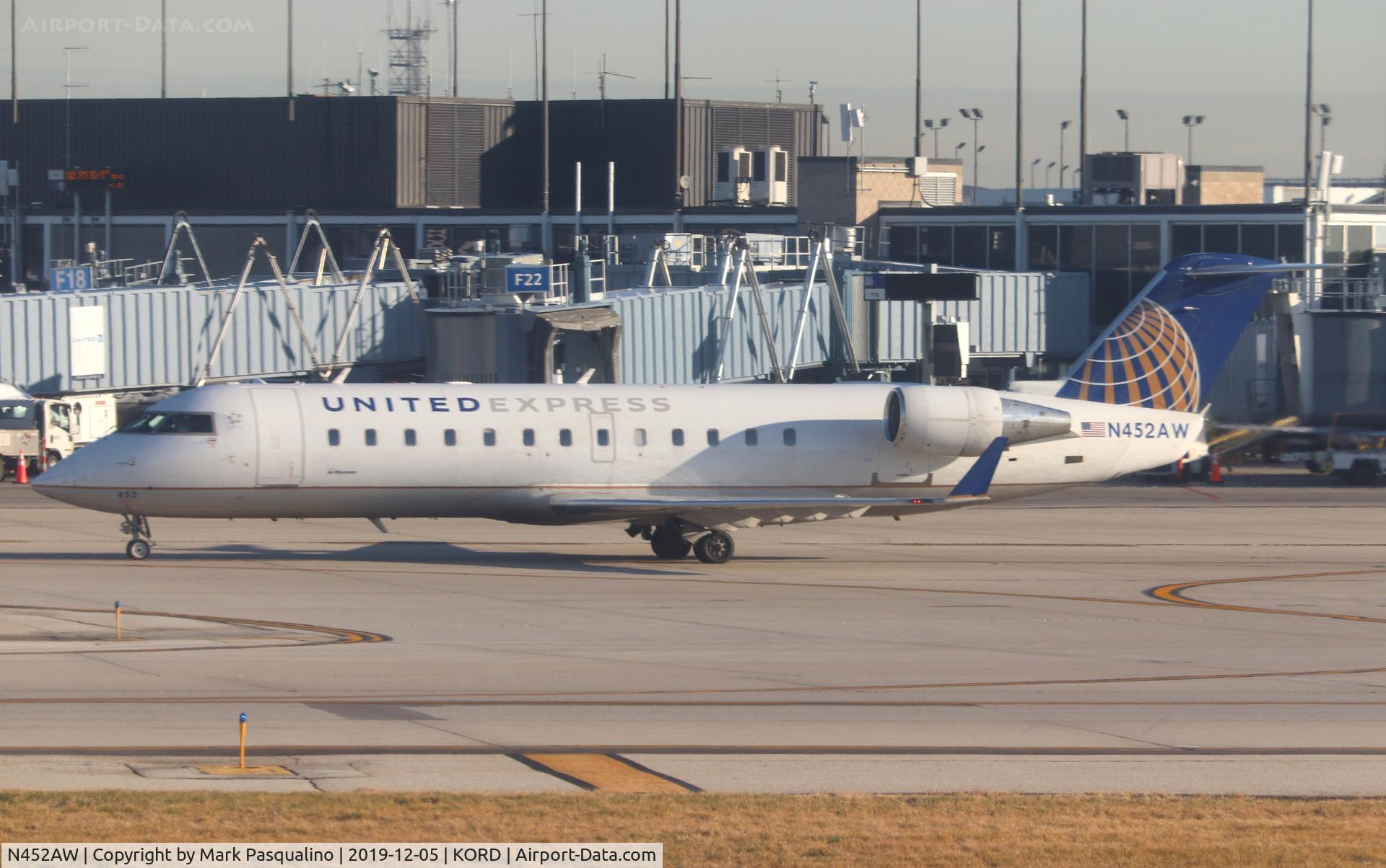 N452AW, 2003 Bombardier CRJ-200LR (CL-600-2B19) C/N 7835, CL-600-2B19