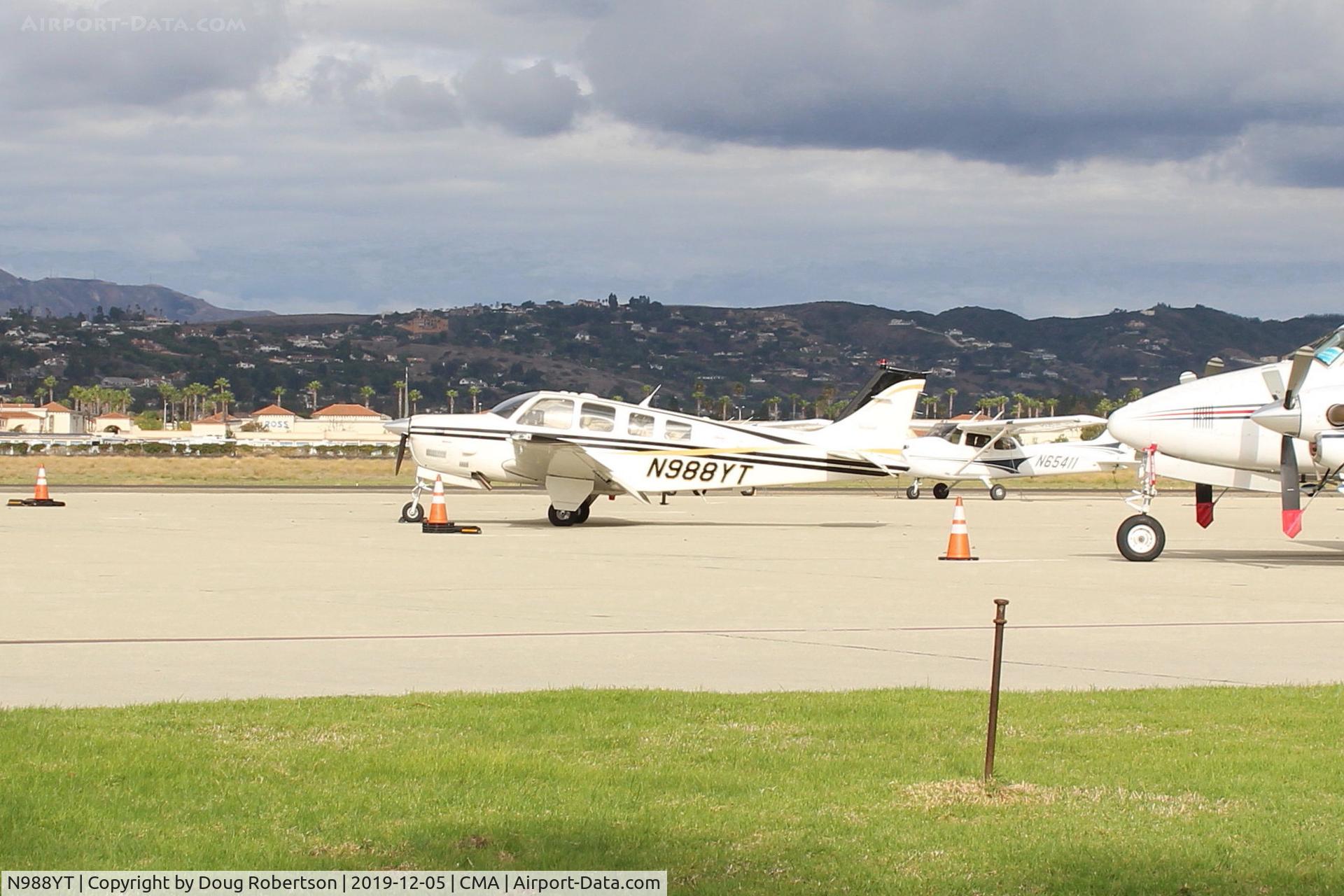 N988YT, 2001 Beech B36TC Bonanza C/N EA-685, 2001 BEECH B36TC BONANZA, Continental TSIO-520 UB