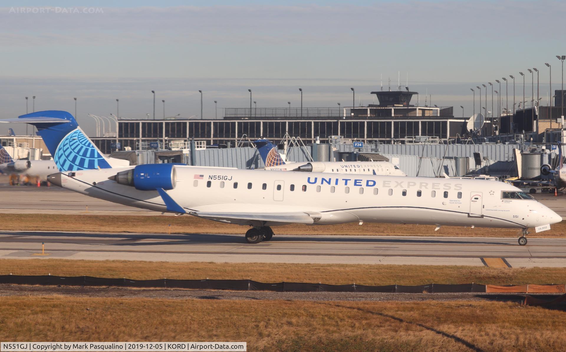 N551GJ, Bombardier CRJ-702 (CL-600-2C10) Regional Jet C/N 10283, CL-600-2C10