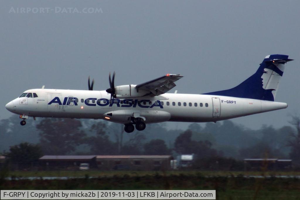F-GRPY, 2007 ATR 72-500 C/N 742, Landing