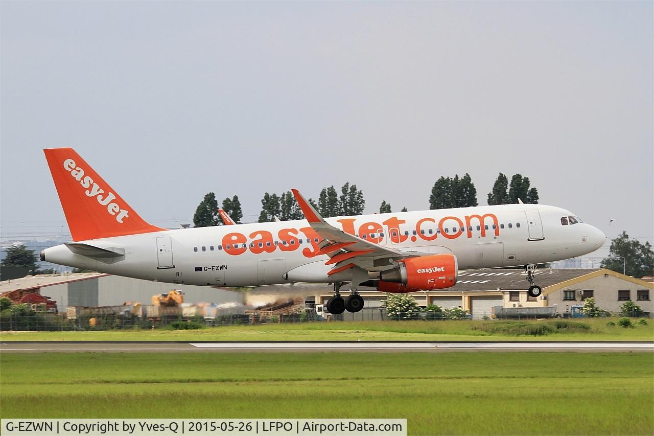 G-EZWN, 2013 Airbus A320-214 C/N 5757, Airbus A320-214, Landing Rwy 06, Paris-Orly Airport (LFPO-ORY)