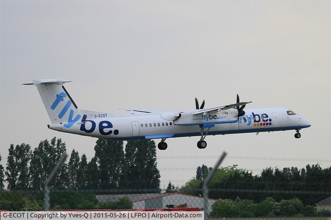 G-ECOT, 2009 De Havilland Canada DHC-8-402Q Dash 8 C/N 4251, De Havilland Canada DHC-8-402Q Dash 8, On final rwy 06, Paris-Orly Airport (LFPO-ORY)