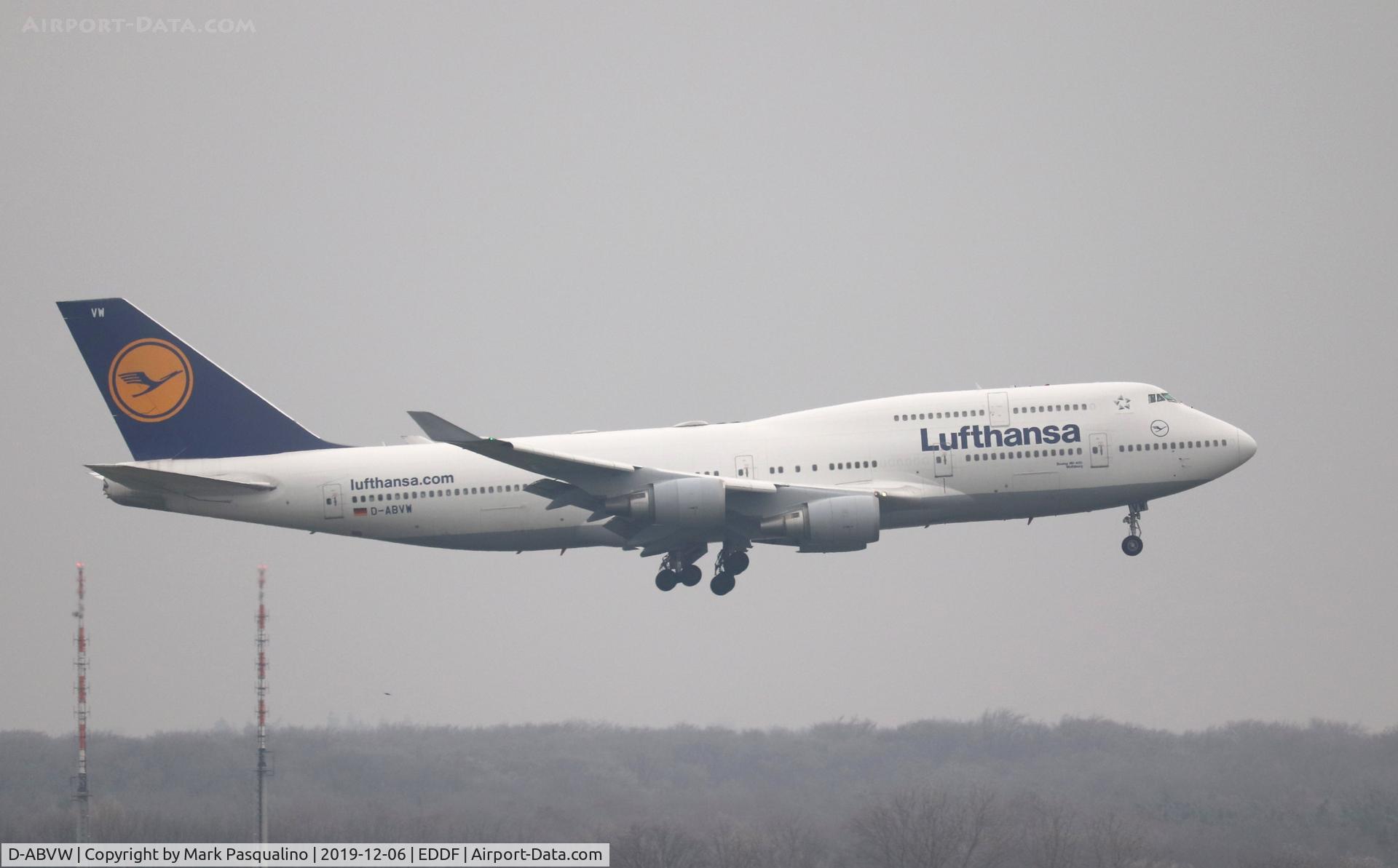 D-ABVW, 1999 Boeing 747-430 C/N 29493, Boeing 747-430