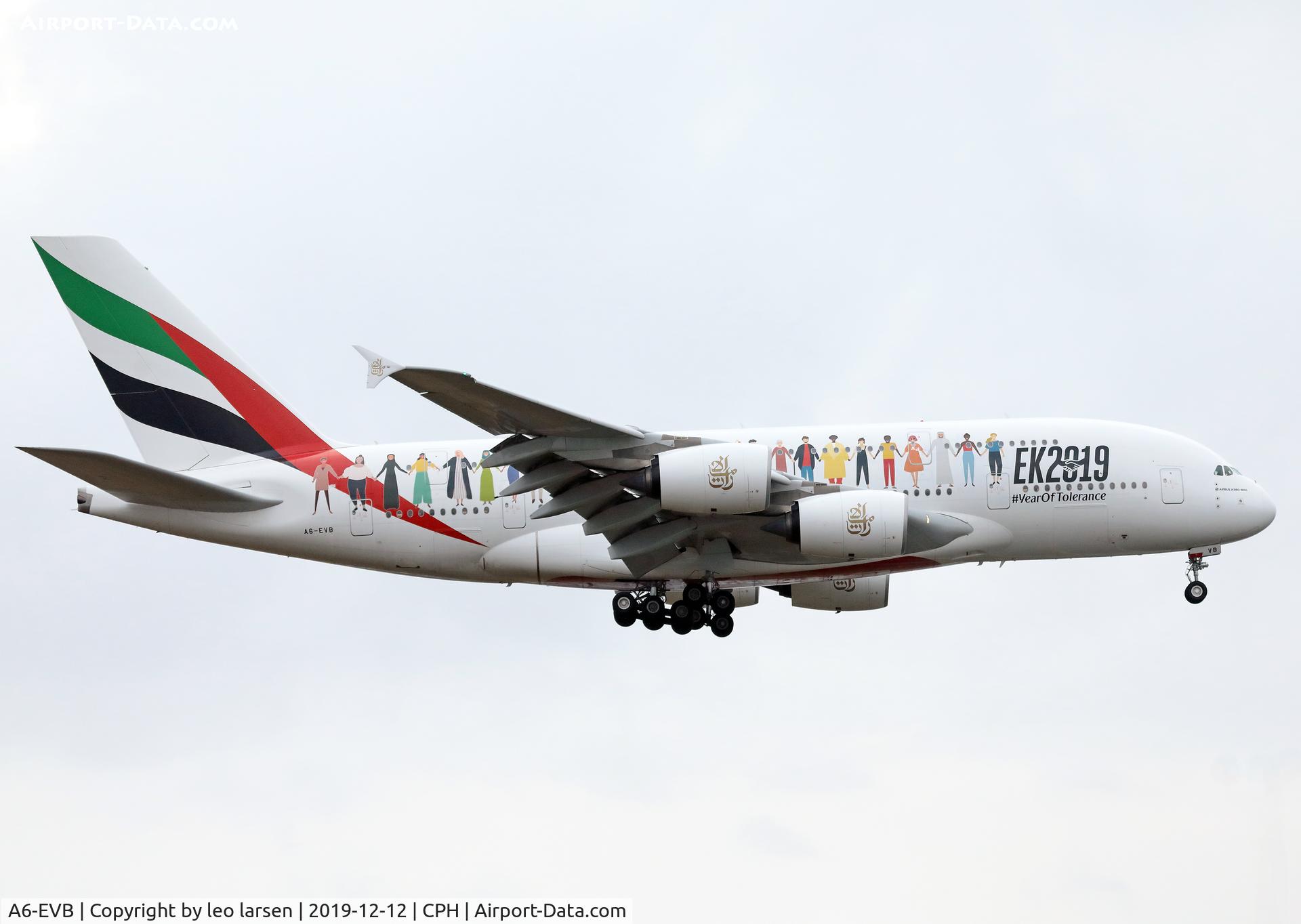 A6-EVB, 2014 Airbus A380-842 C/N 162, Copenhagen 12.12.2019