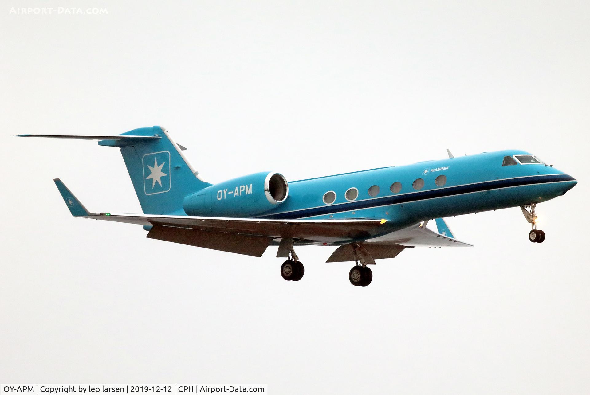 OY-APM, 2014 Gulfstream Aerospace GIV-X (G450) C/N 4305, Copenhagen 12.12.2019