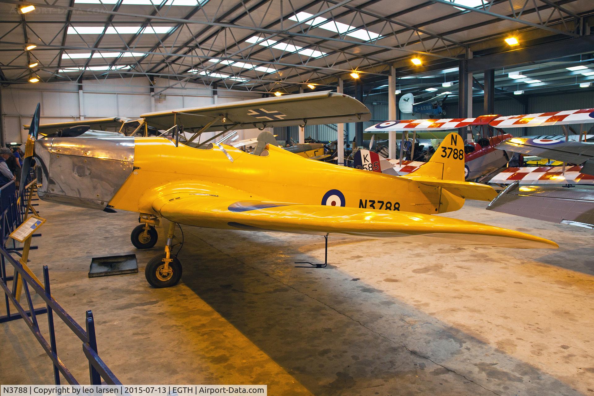 N3788, 1941 Miles M14A Hawk Trainer 3 C/N 2228, Shuttleworth Collection 13.7.2015