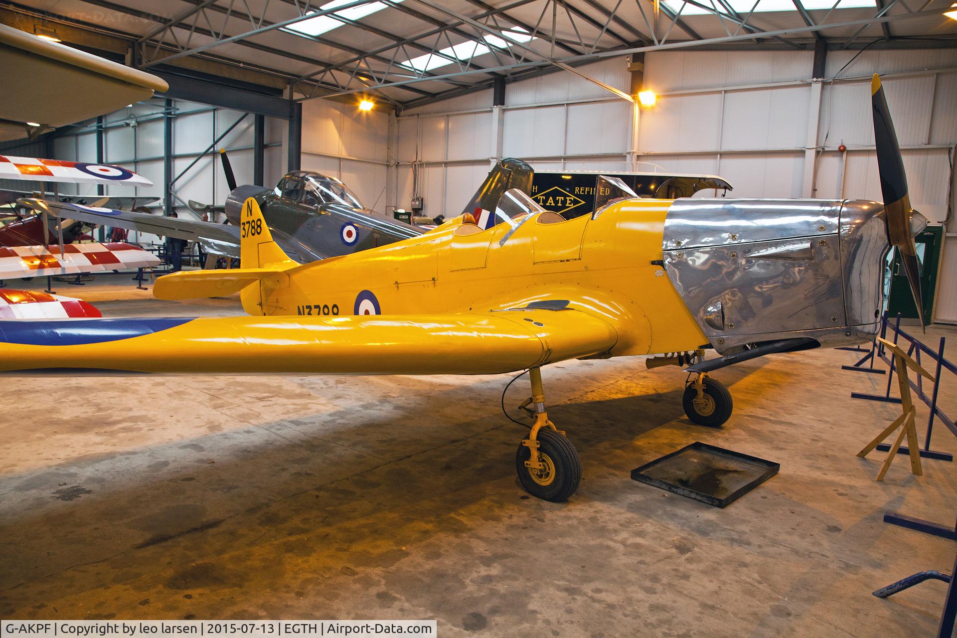G-AKPF, 1941 Miles M14A Hawk Trainer 3 C/N 2228, Shuttleworth Collection 13.7.2015