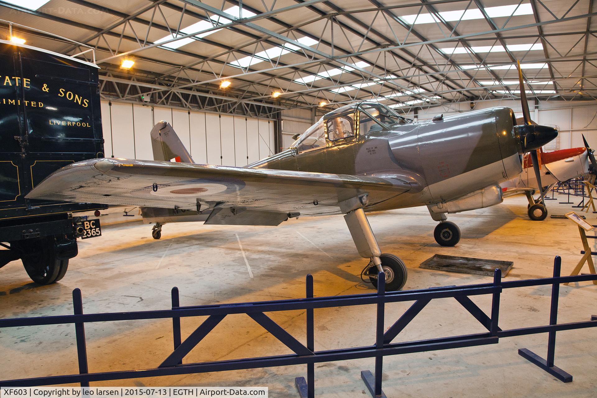 XF603, 1955 Percival P-56 Provost T.1 C/N PAC/56/311, Shuttleworth Collection 13.7.2015