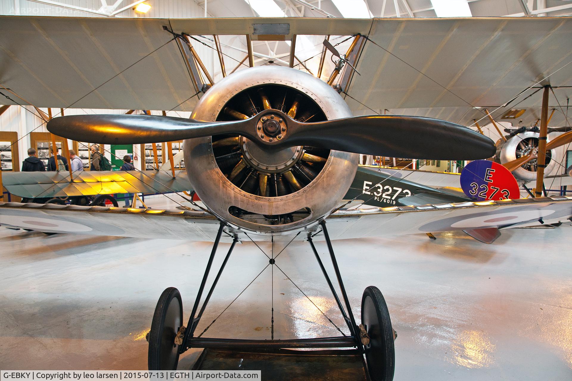 G-EBKY, 1920 Sopwith Pup C/N W/O 3004/14, Shuttleworth Collection 13.7.2015