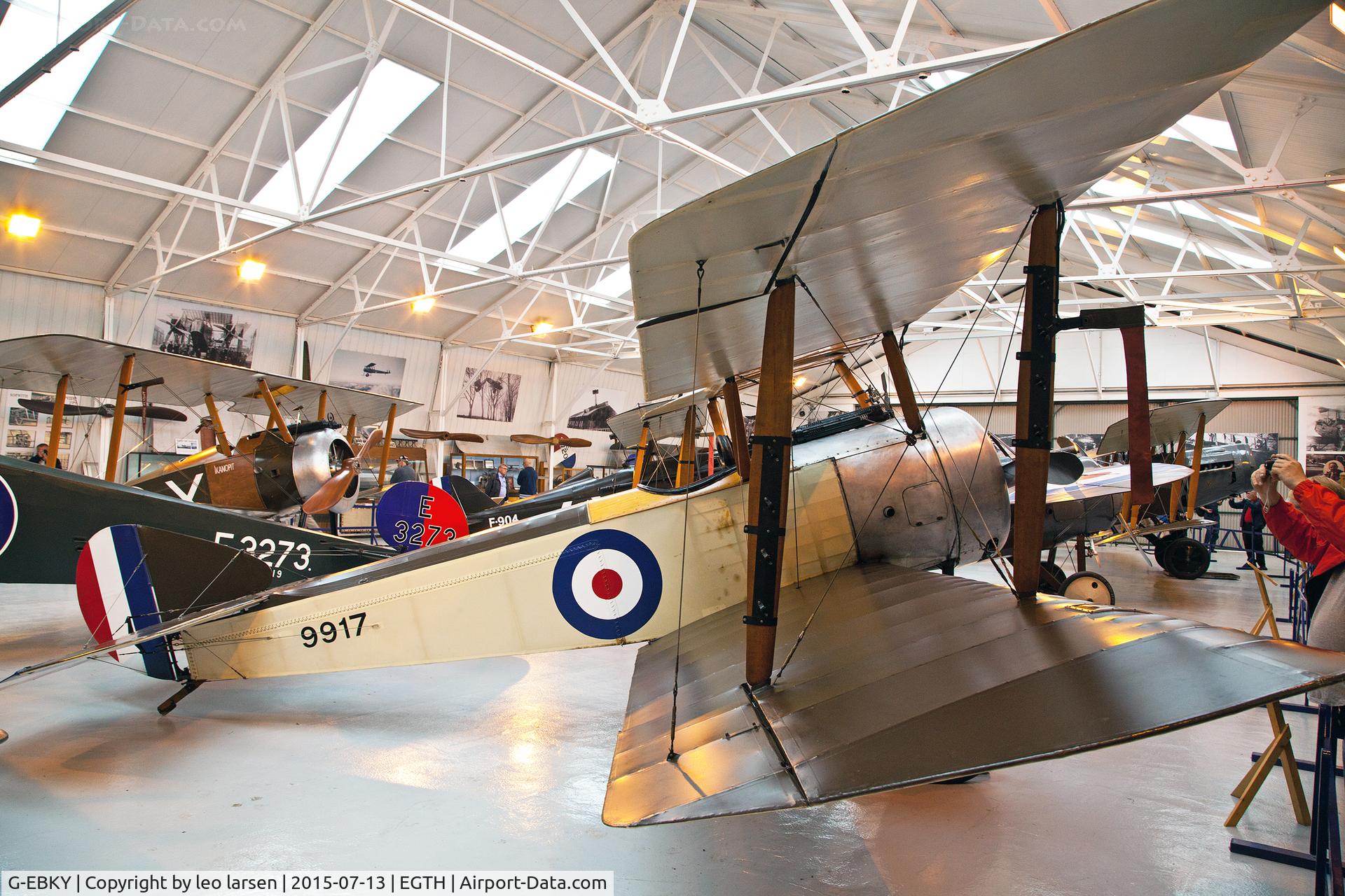 G-EBKY, 1920 Sopwith Pup C/N W/O 3004/14, Shuttleworth Collection 13.7.2015