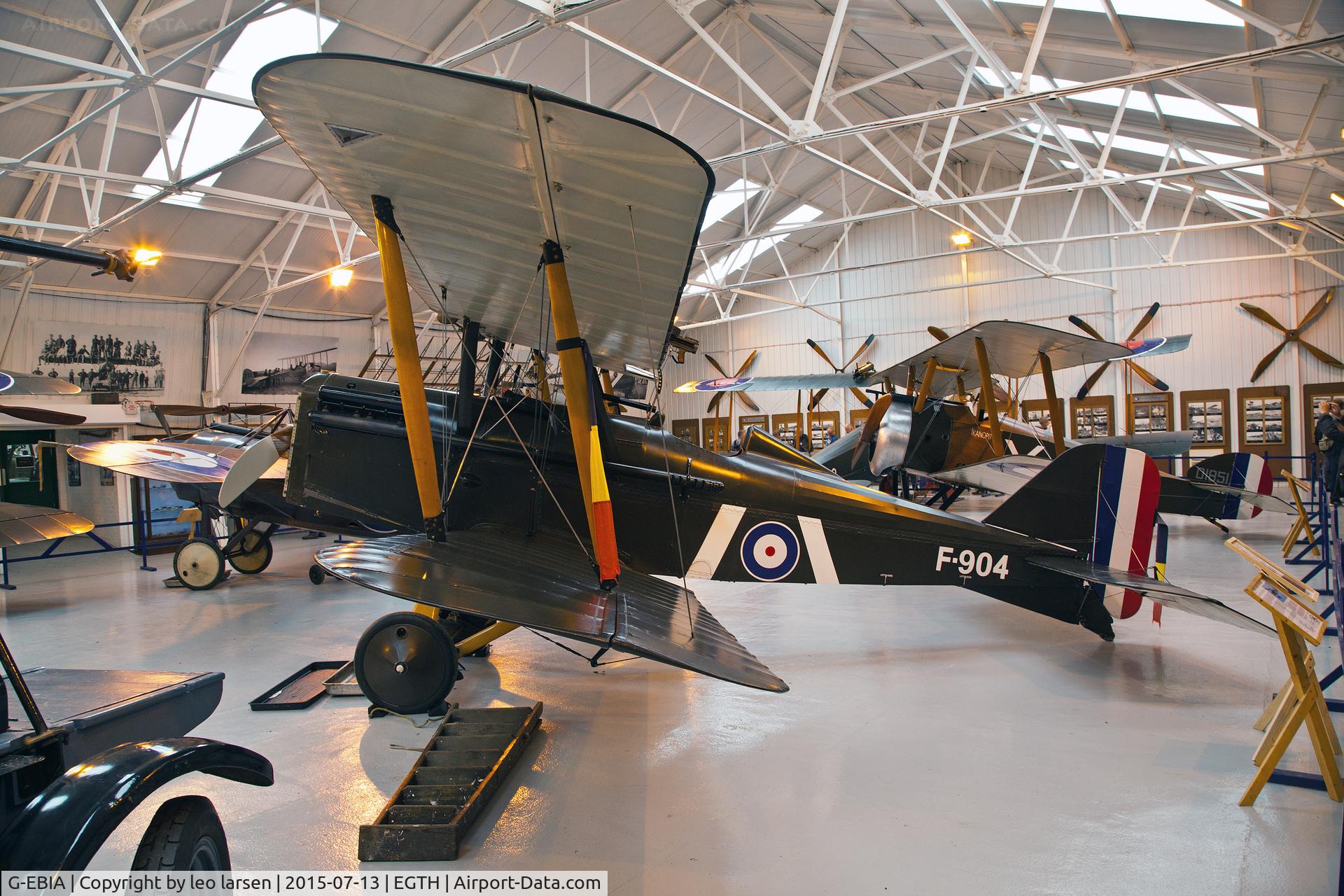 G-EBIA, 1918 Royal Aircraft Factory SE-5A C/N 654/2404, Shuttleworth Collection 13.7.2015