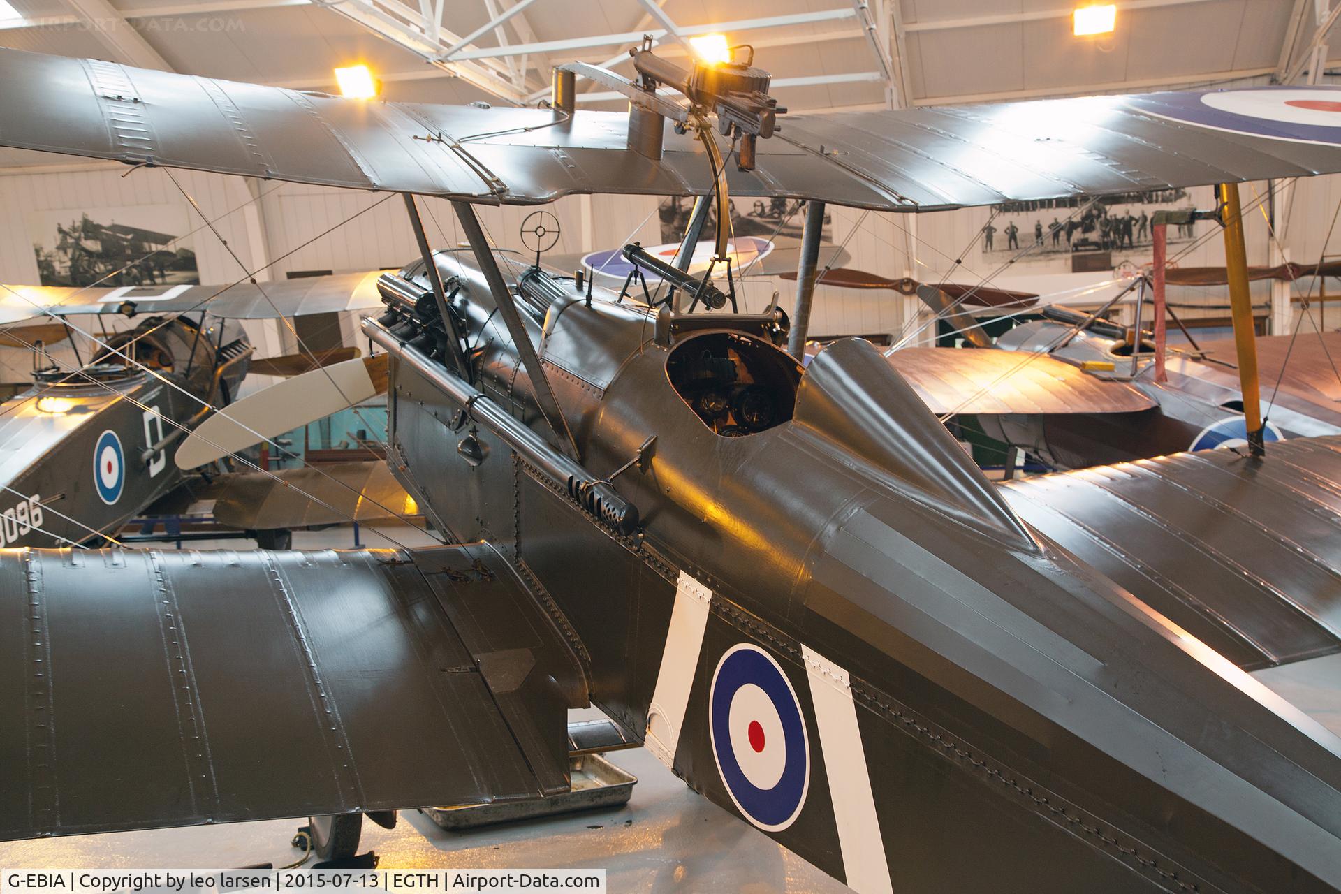 G-EBIA, 1918 Royal Aircraft Factory SE-5A C/N 654/2404, Shuttleworth Collection 13.7.2015