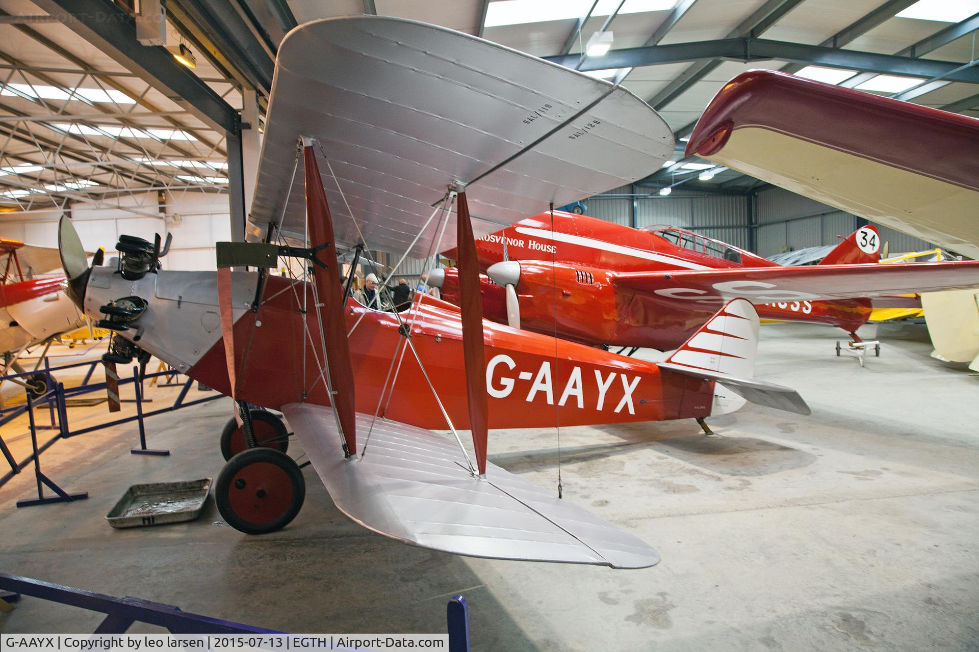 G-AAYX, 1930 Southern Martlet C/N 202, Shuttleworth Collection 13.7.2015