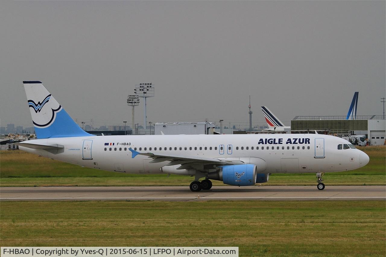 F-HBAO, 2011 Airbus A320-214 C/N 4589, Airbus A320-214, Take off run rwy 08, Paris-Orly Airport (LFPO-ORY)
