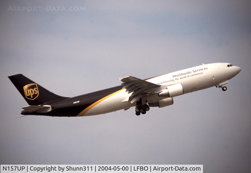 N157UP, 2004 Airbus A300F4-622R C/N 0846, Delivery day... new c/s