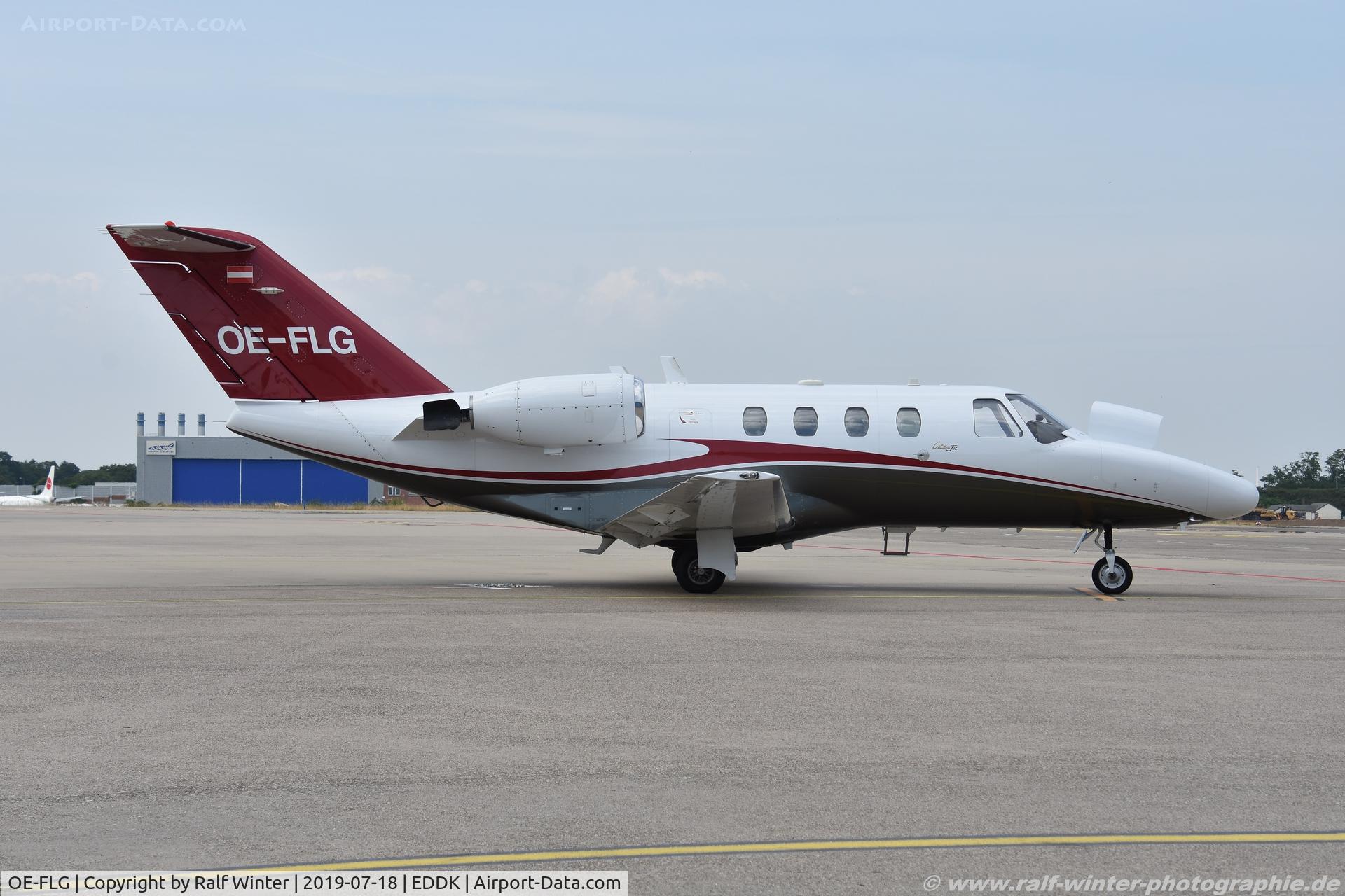 OE-FLG, 1995 Cessna 525 CitationJet CJ1 C/N 525-0103, Cessna 525 CitationJet 1 - Bertsch Aviation - 525.0103 - OE-FLG - 18.07.2019 - CGN