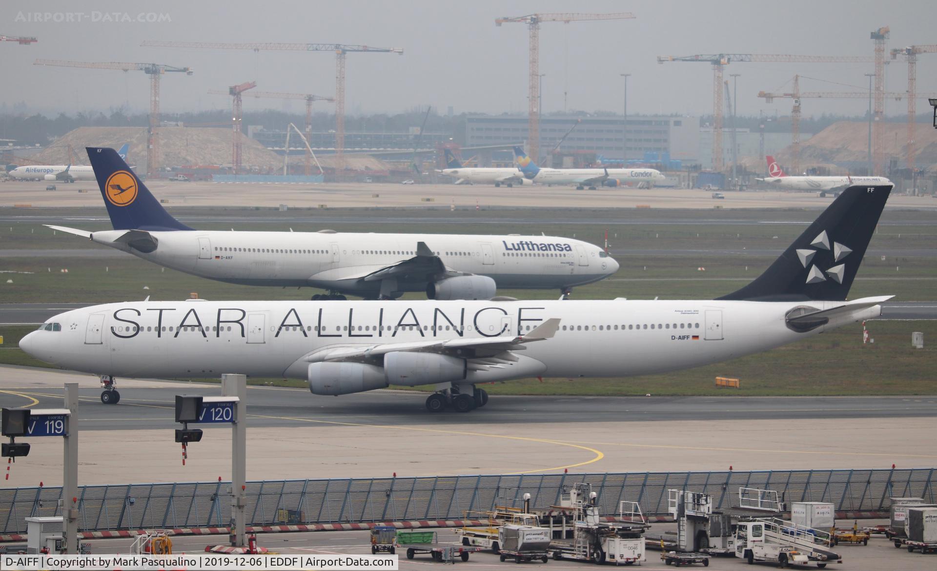 D-AIFF, 2001 Airbus A340-313X C/N 447, Airbus A340-313X
