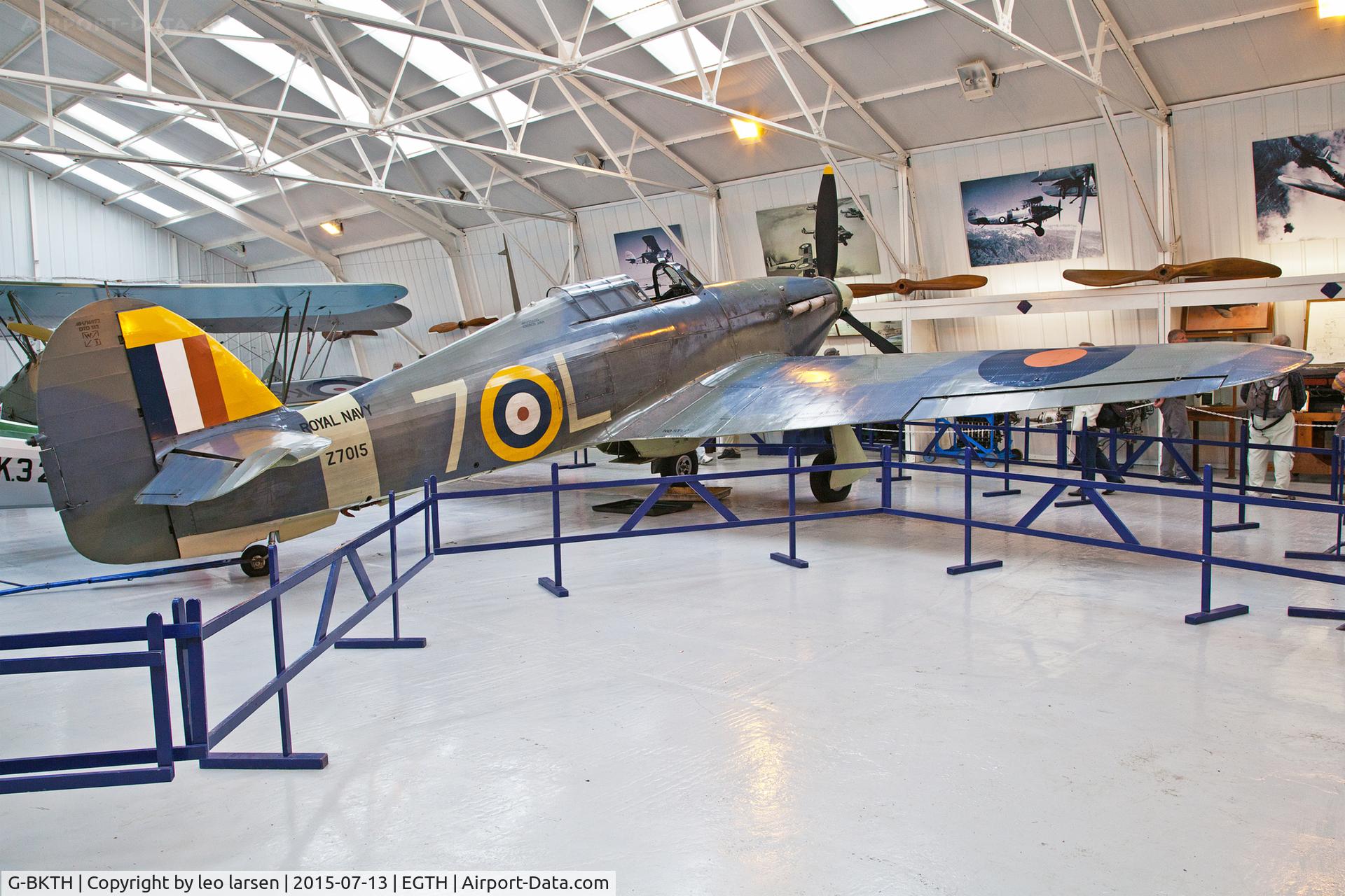 G-BKTH, 1939 Hawker (CCF) Sea Hurricane Mk1B C/N CCF/41H/4013, Shuttleworth Collection 13.7.2015