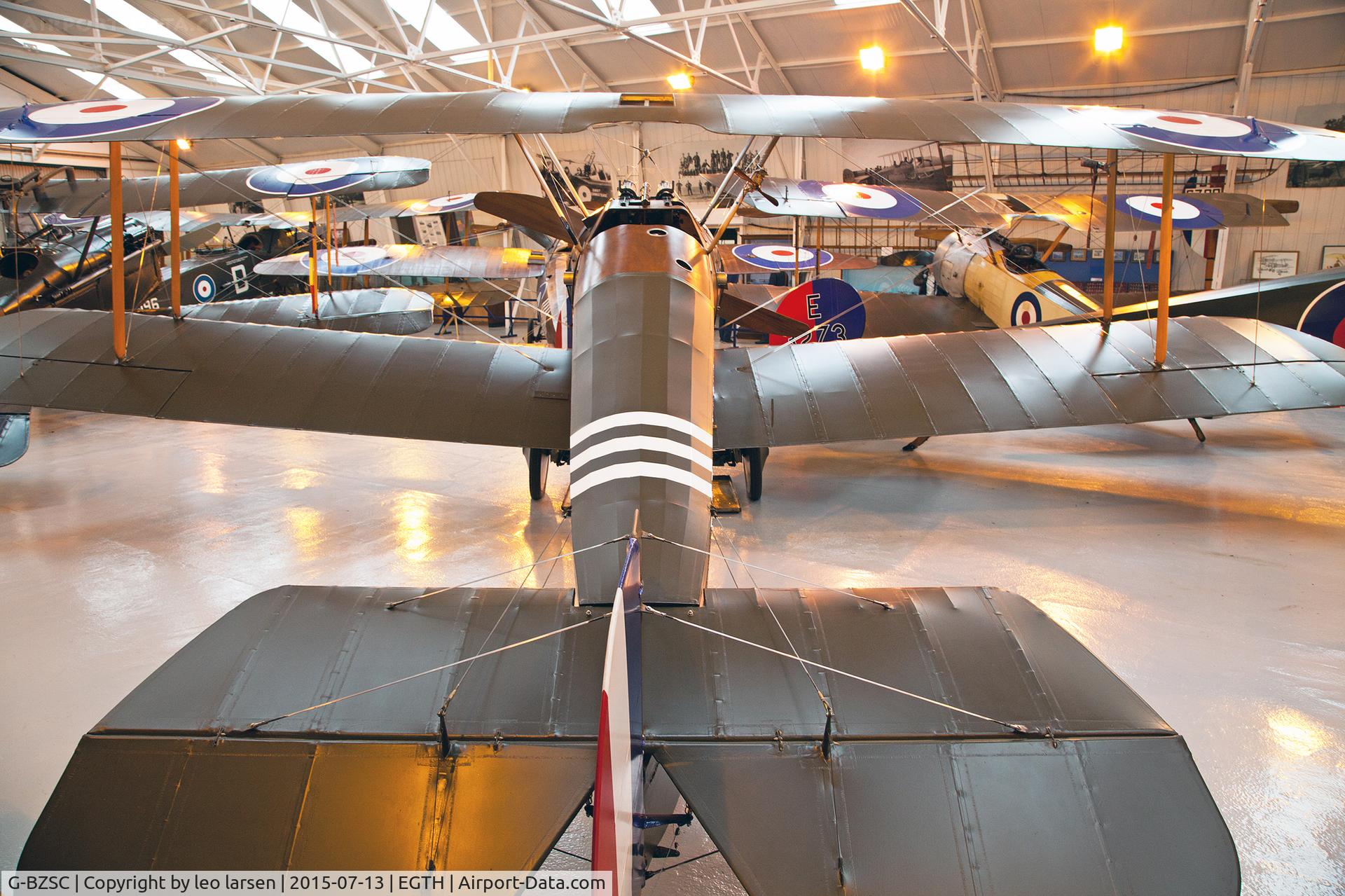 G-BZSC, 2001 Sopwith F.1 Camel Replica C/N NAW-3, Shuttleworth Collection 13.7.2015