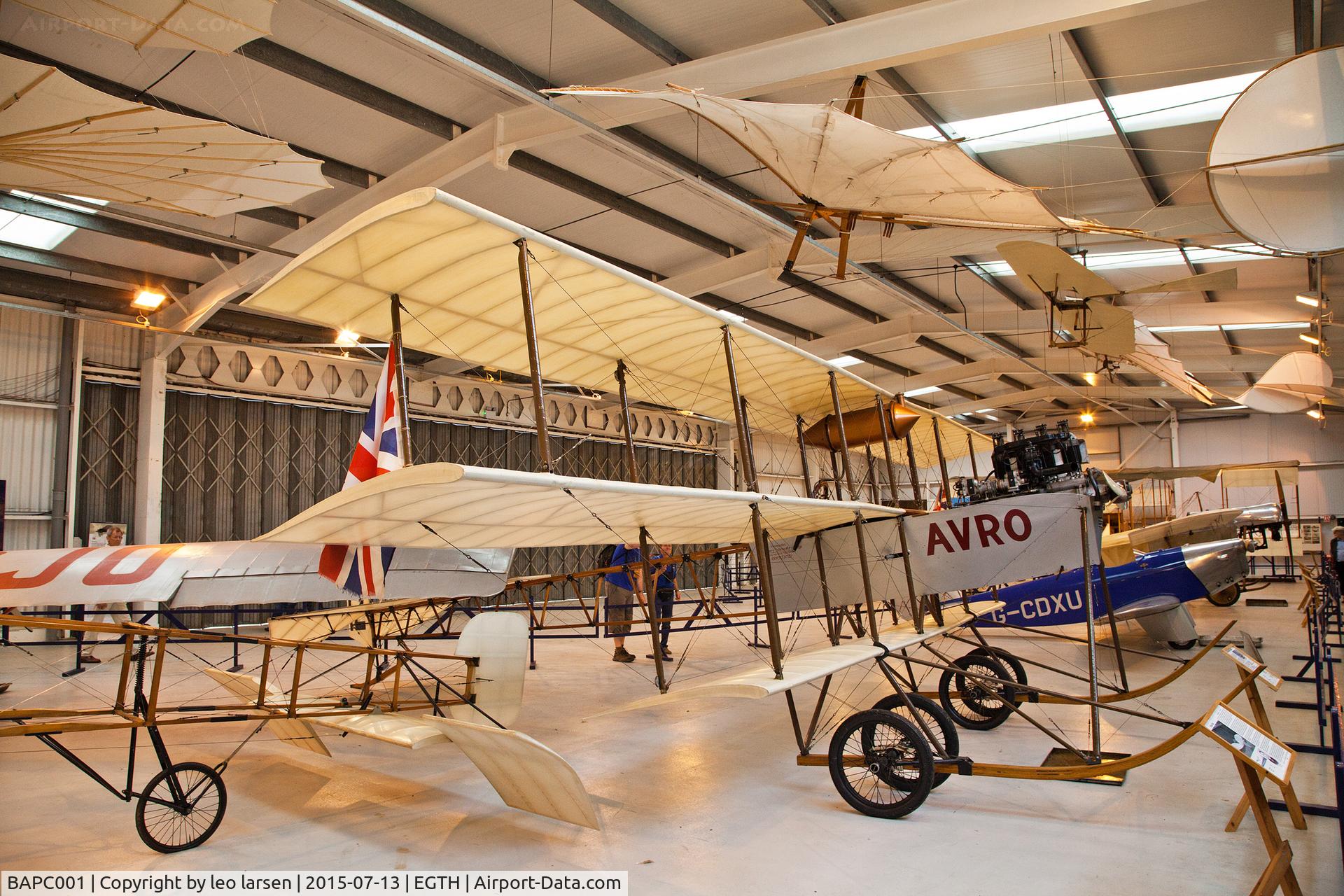 BAPC001, 1964 Avro Roe Triplane Type IV replica C/N TRI.1, Shuttleworth Collection 13.7.2015