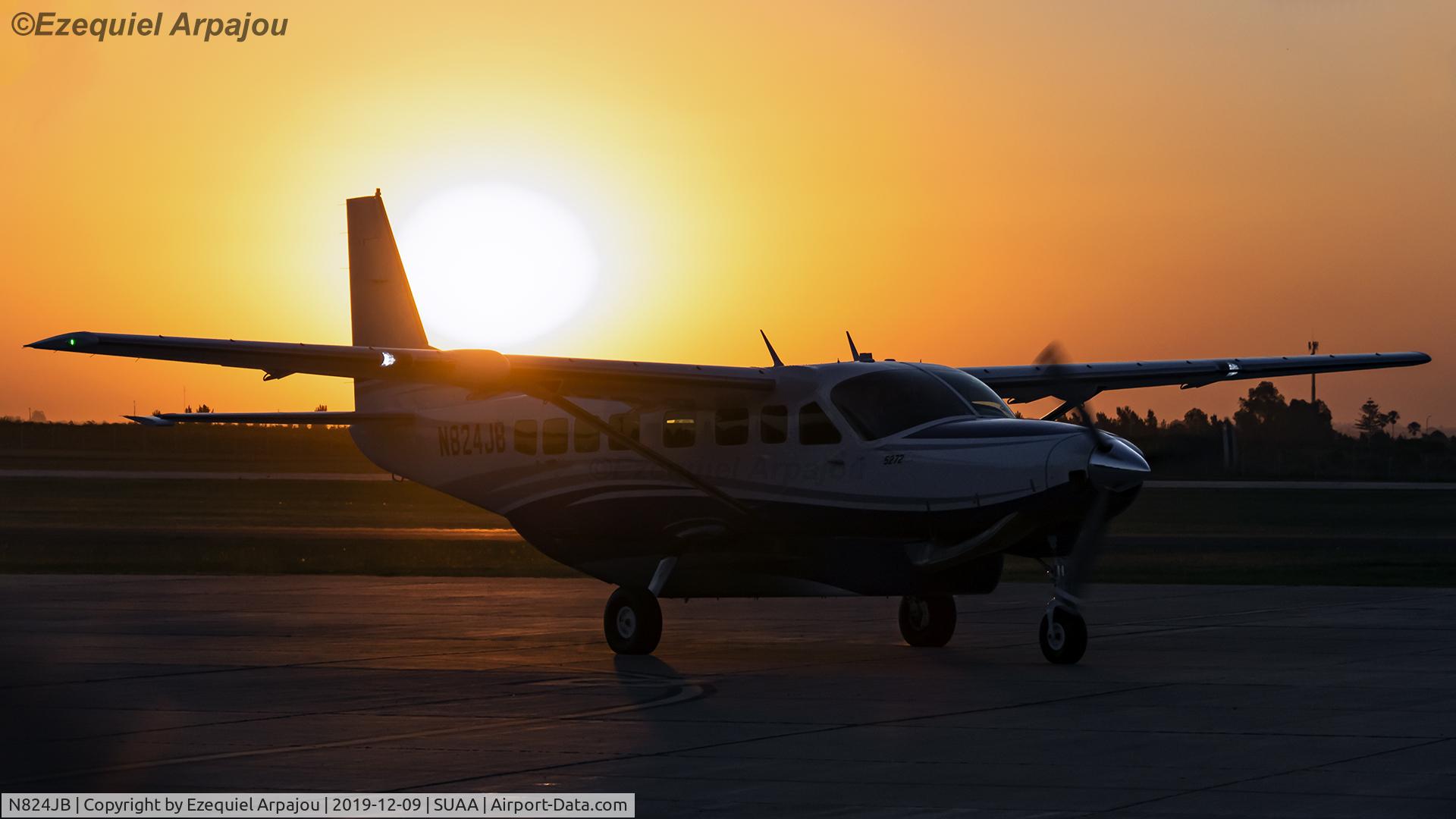 N824JB, 2016 Cessna 208B GrandCaravan EX C/N 208B-5272, Arrived at Angel S. Adami Airport after a ferry flight from Oklahoma.
