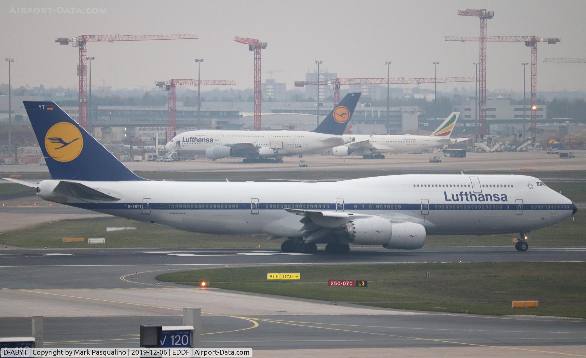 D-ABYT, 2015 Boeing 747-830 C/N 37844, Boeing 747-830