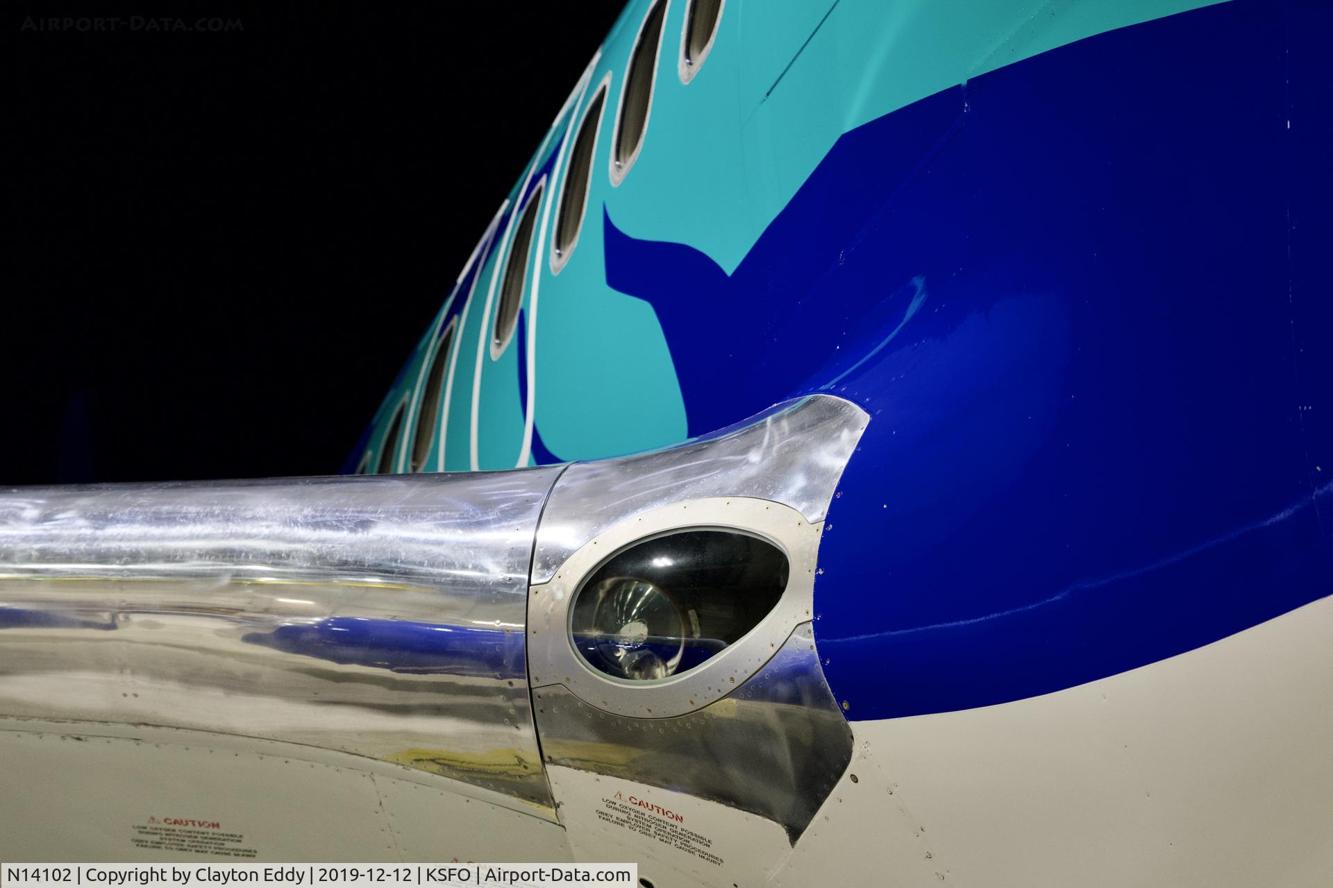 N14102, 1994 Boeing 757-224 C/N 27292, SFO 2019.