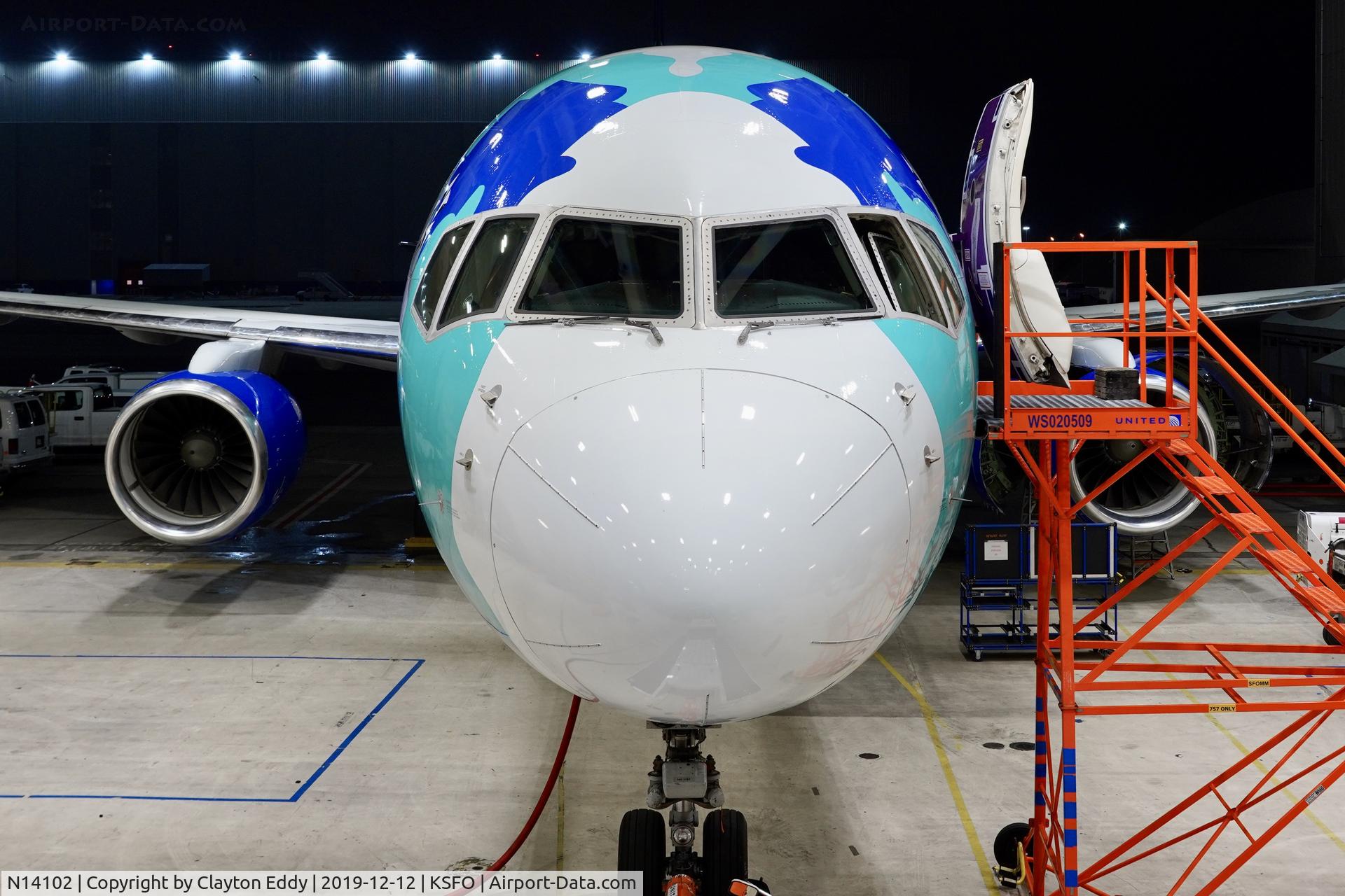 N14102, 1994 Boeing 757-224 C/N 27292, SFO 2019.