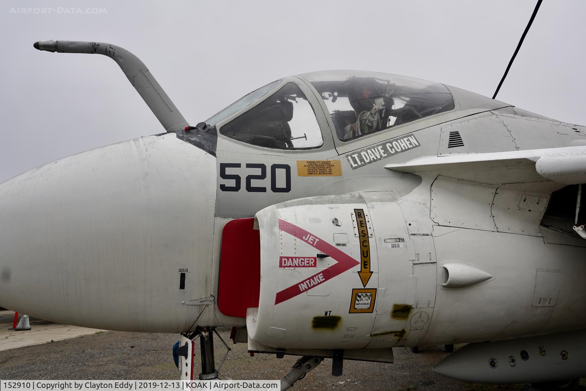 152910, Grumman KA-6D Intruder C/N I-214, Oakland Western Aerospace Museum California 2019.