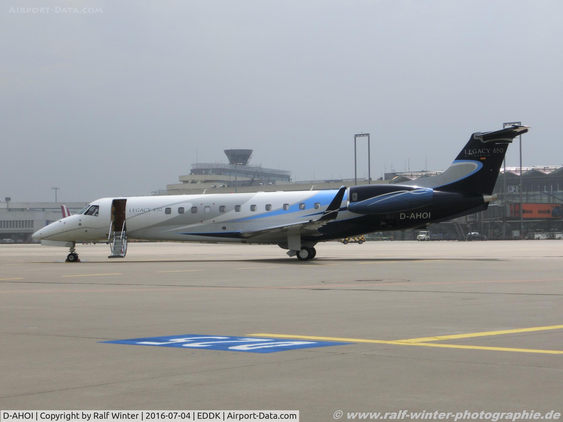D-AHOI, 2013 Embraer EMB-135BJ Legacy 650 C/N 14501171, Embraer EMB-135BJ Legacy 650 - AHO Air Hamburg - 14501171 - D-AHOI - 04.06.2016 - CGN