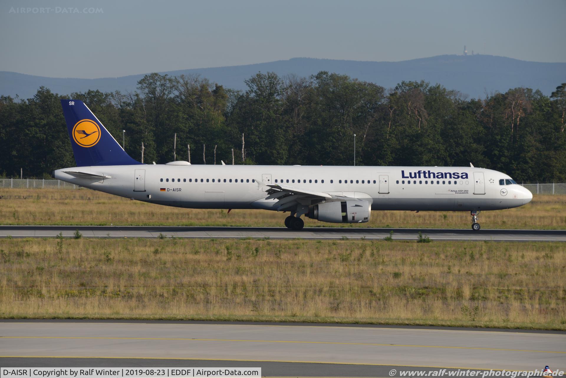D-AISR, 2009 Airbus A321-231 C/N 3987, Airbus A321-231 - LH DLH Lufthansa 'Donauwörth' - 3987 - D-AISR - 23.08.2019 - FRA