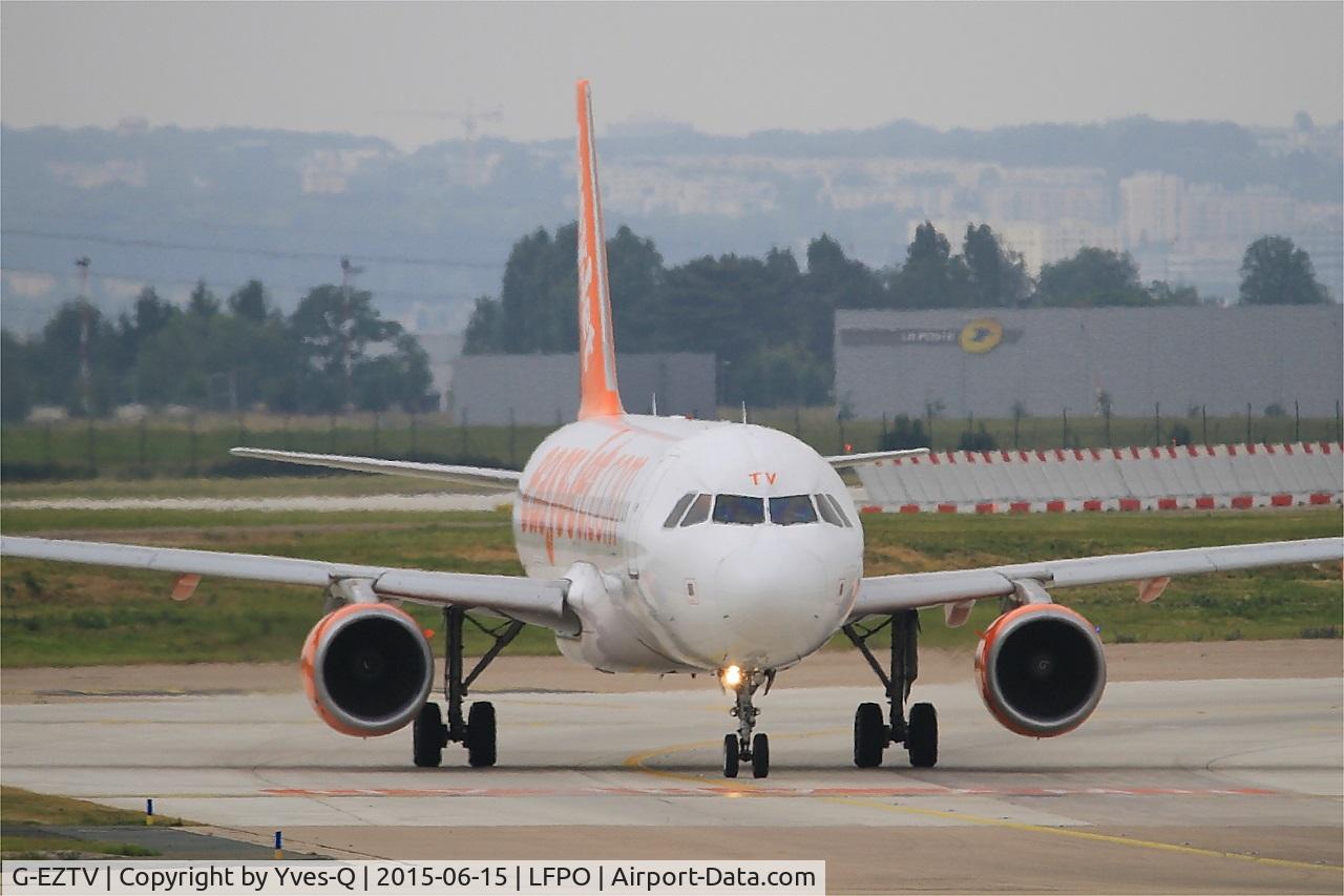 G-EZTV, 2010 Airbus A320-214 C/N 4234, Airbus A320-214, Holding point rwy 08, Paris-Orly airport (LFPO-ORY)