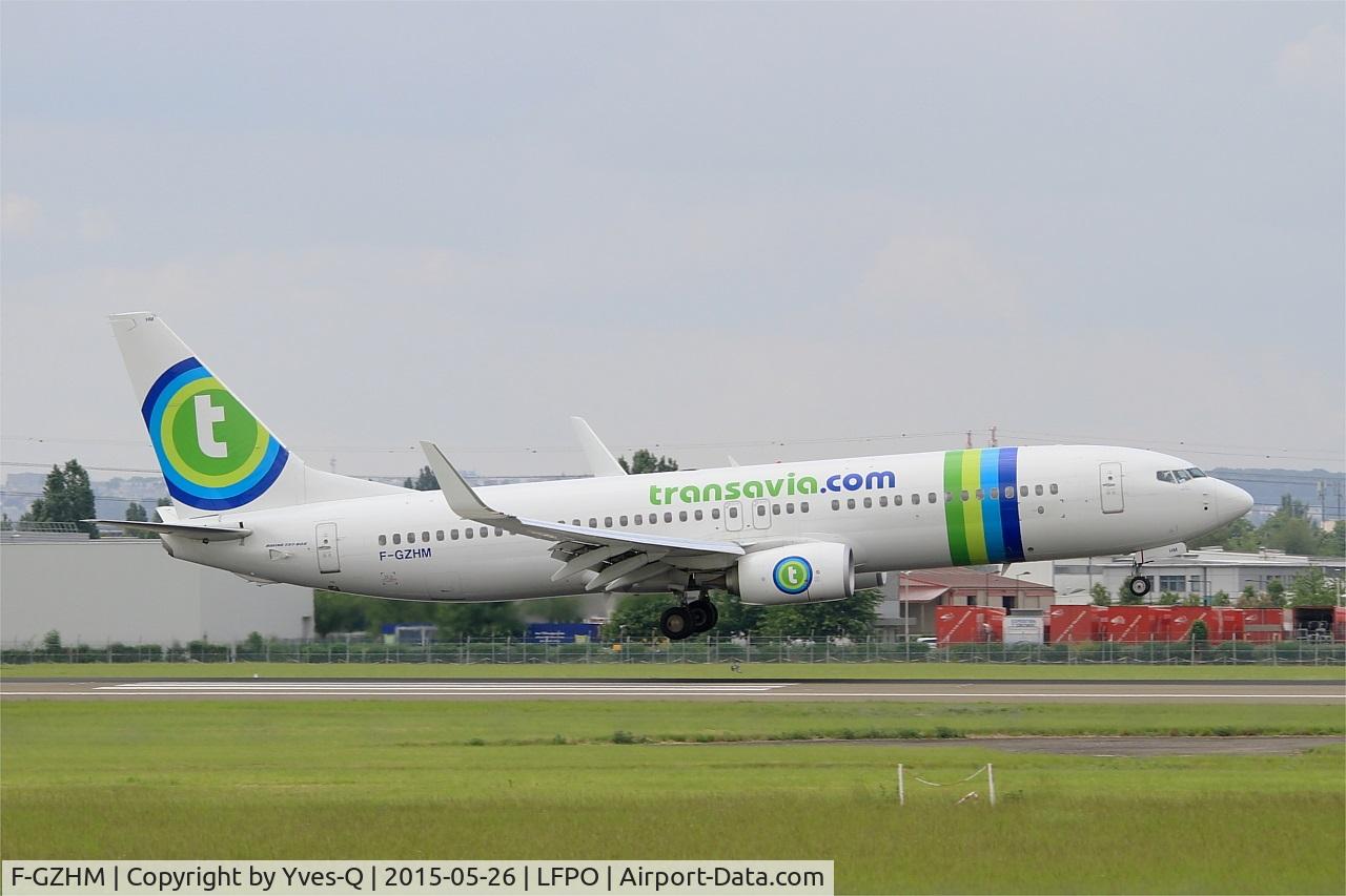 F-GZHM, 2014 Boeing 737-8K2 C/N 37792, Boeing 737-8K2, Landing rwy 06, Paris-Orly airport (LFPO-ORY)