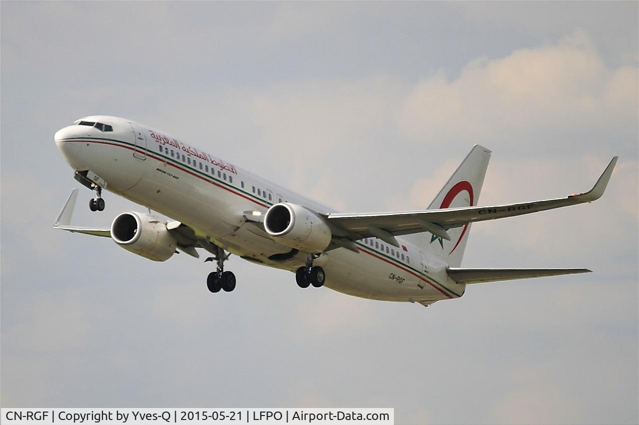 CN-RGF, 2011 Boeing 737-86N C/N 36826, Boeing 737-86N, Take off rwy 24, Paris-Orly Airport (LFPO-ORY)