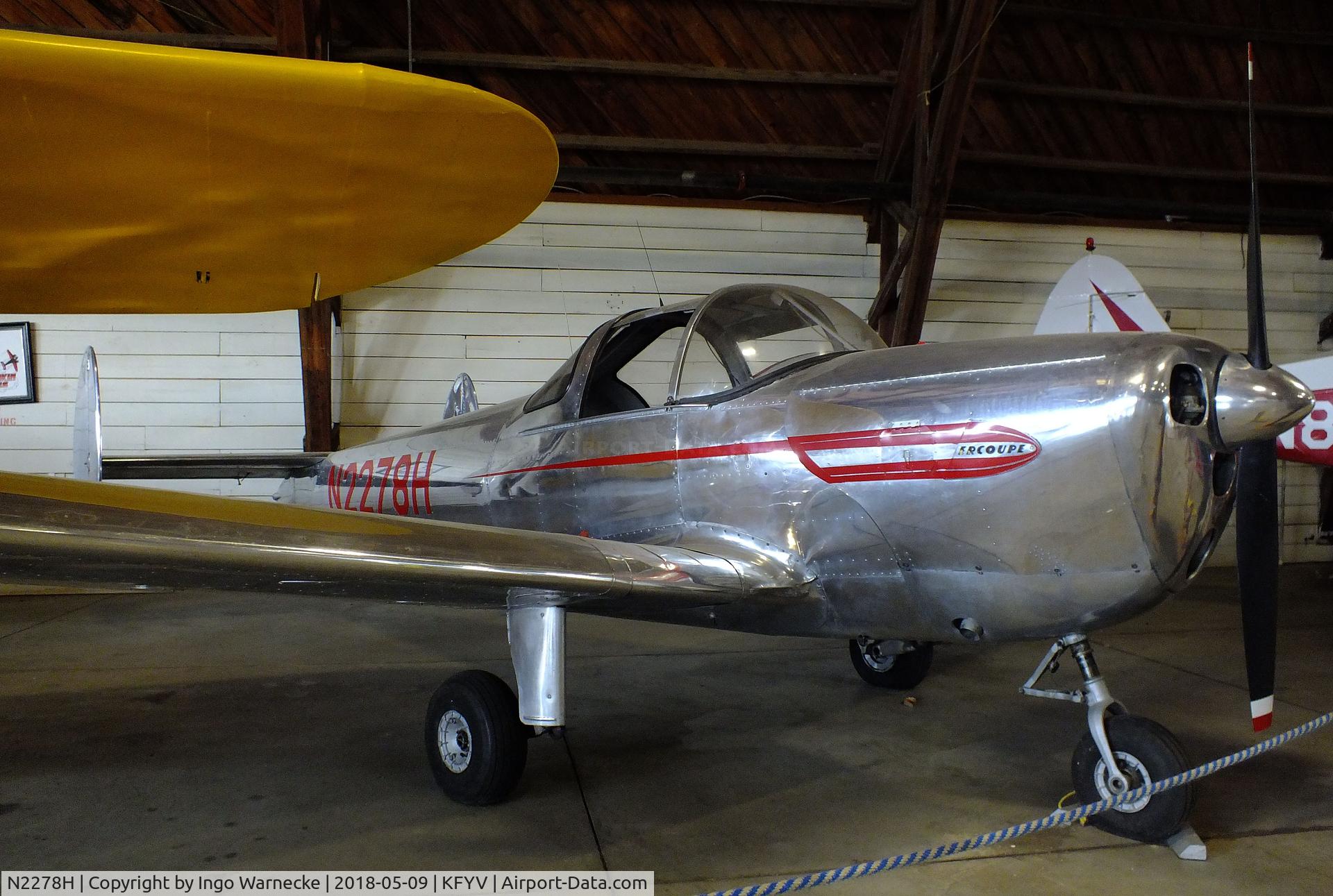 N2278H, 1946 Erco 415C Ercoupe C/N 2903, ERCO Ercoupe 415-C at the Arkansas Air & Military Museum, Fayetteville AR