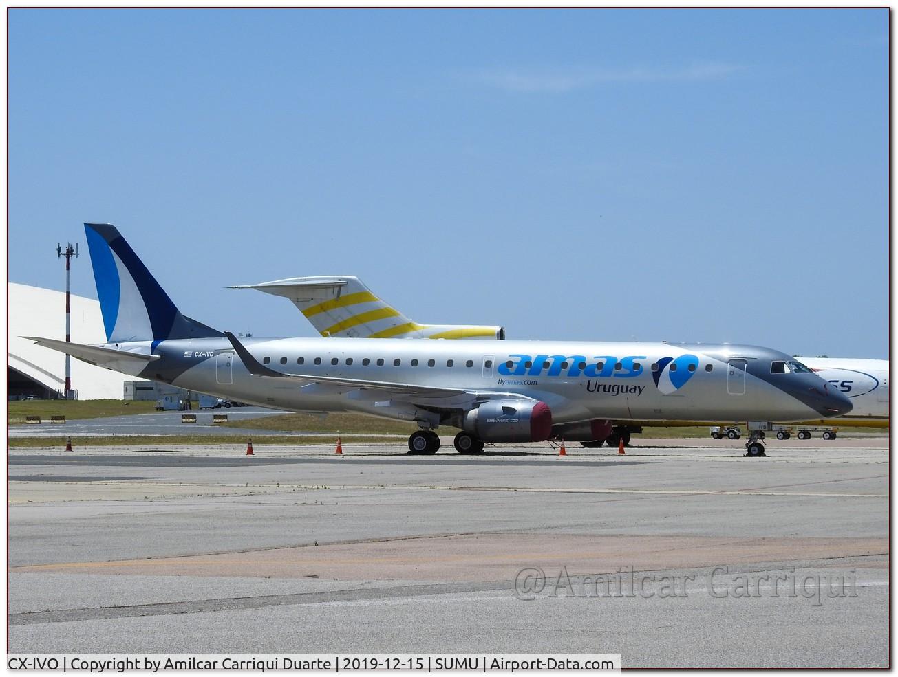 CX-IVO, 2011 Embraer 190LR (ERJ-190-100LR) C/N 19000477, Parked in SUMU