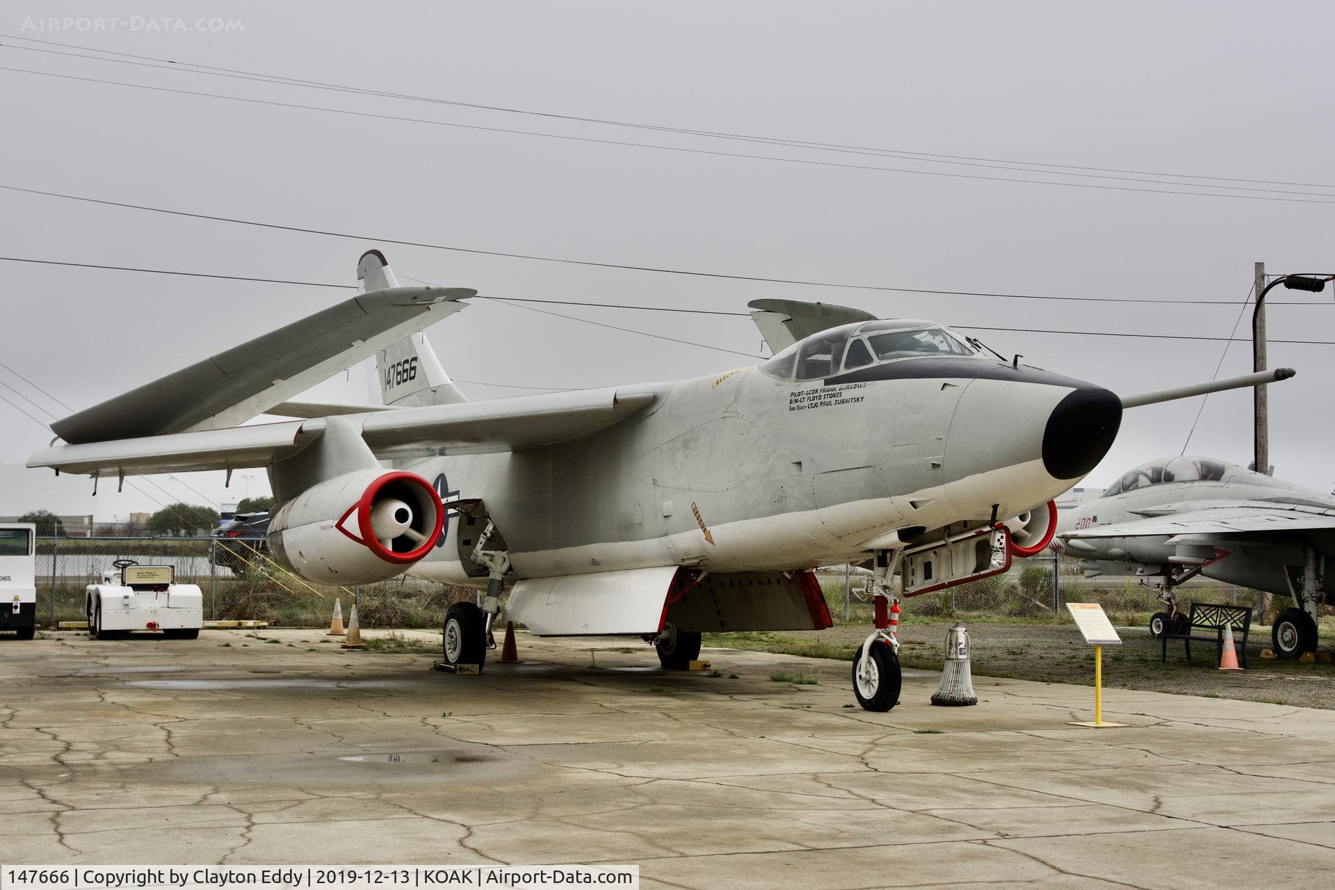 147666, Douglas KA-3B Skywarrior C/N 12430, Oakland Western Aerospace Museum 2019.