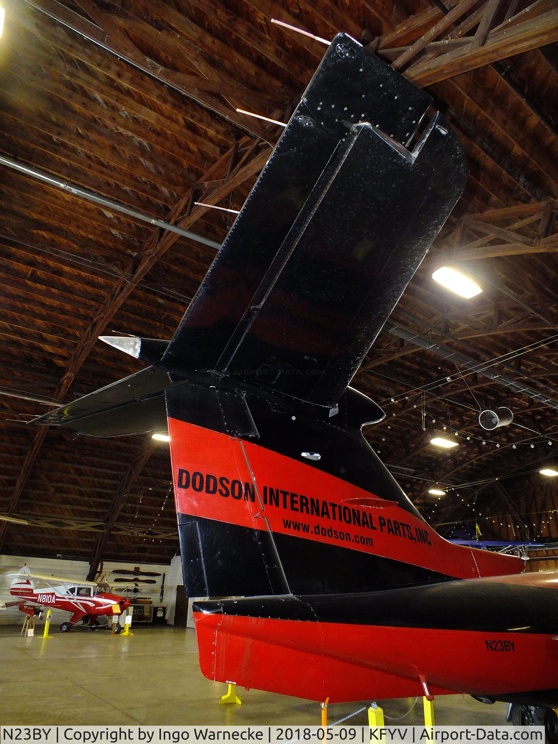N23BY, 1965 Learjet 23 C/N 23-009, Learjet 23 at the Arkansas Air & Military Museum, Fayetteville AR