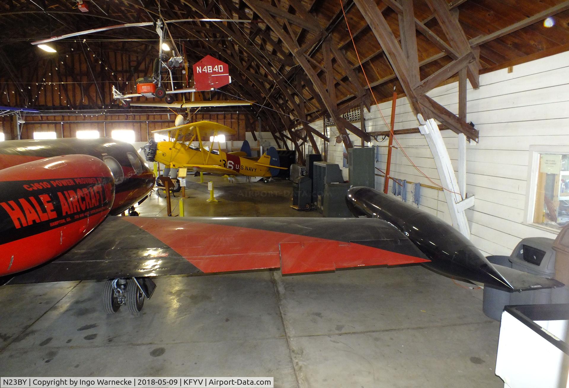 N23BY, 1965 Learjet 23 C/N 23-009, Learjet 23 at the Arkansas Air & Military Museum, Fayetteville AR