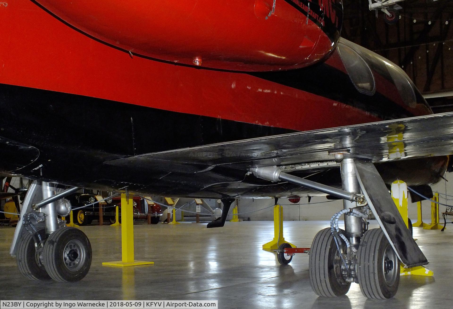 N23BY, 1965 Learjet 23 C/N 23-009, Learjet 23 at the Arkansas Air & Military Museum, Fayetteville AR
