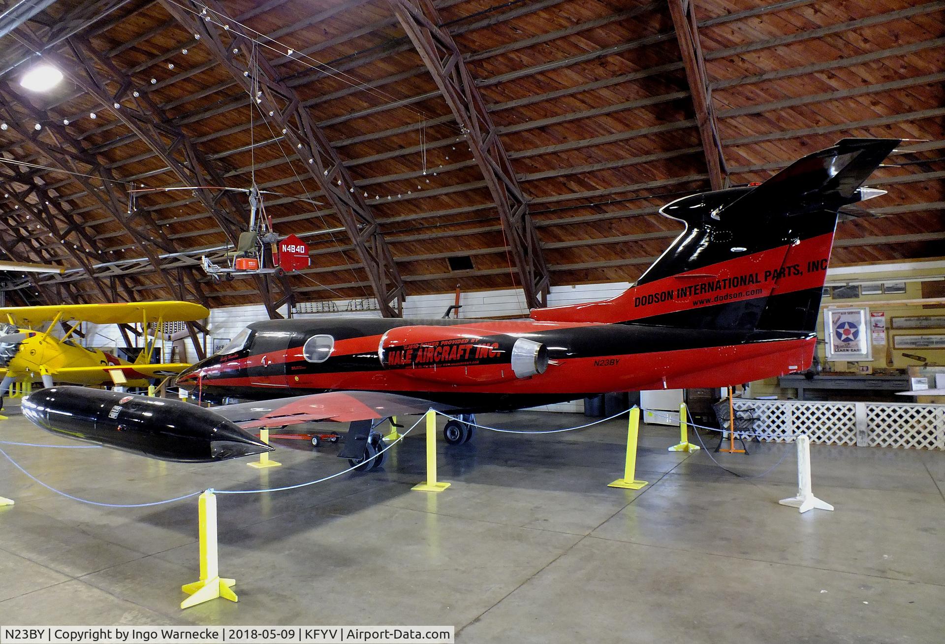 N23BY, 1965 Learjet 23 C/N 23-009, Learjet 23 at the Arkansas Air & Military Museum, Fayetteville AR