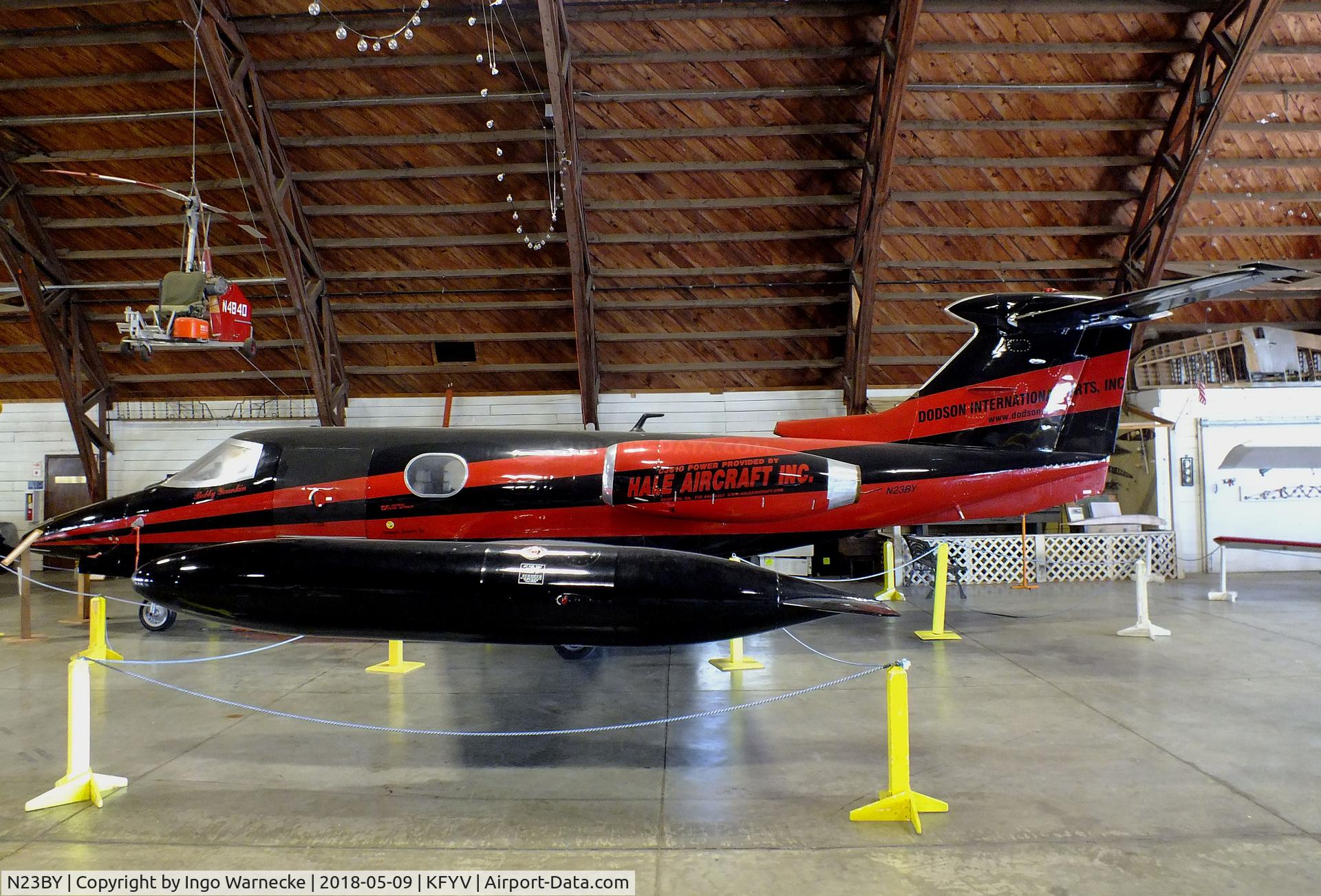 N23BY, 1965 Learjet 23 C/N 23-009, Learjet 23 at the Arkansas Air & Military Museum, Fayetteville AR