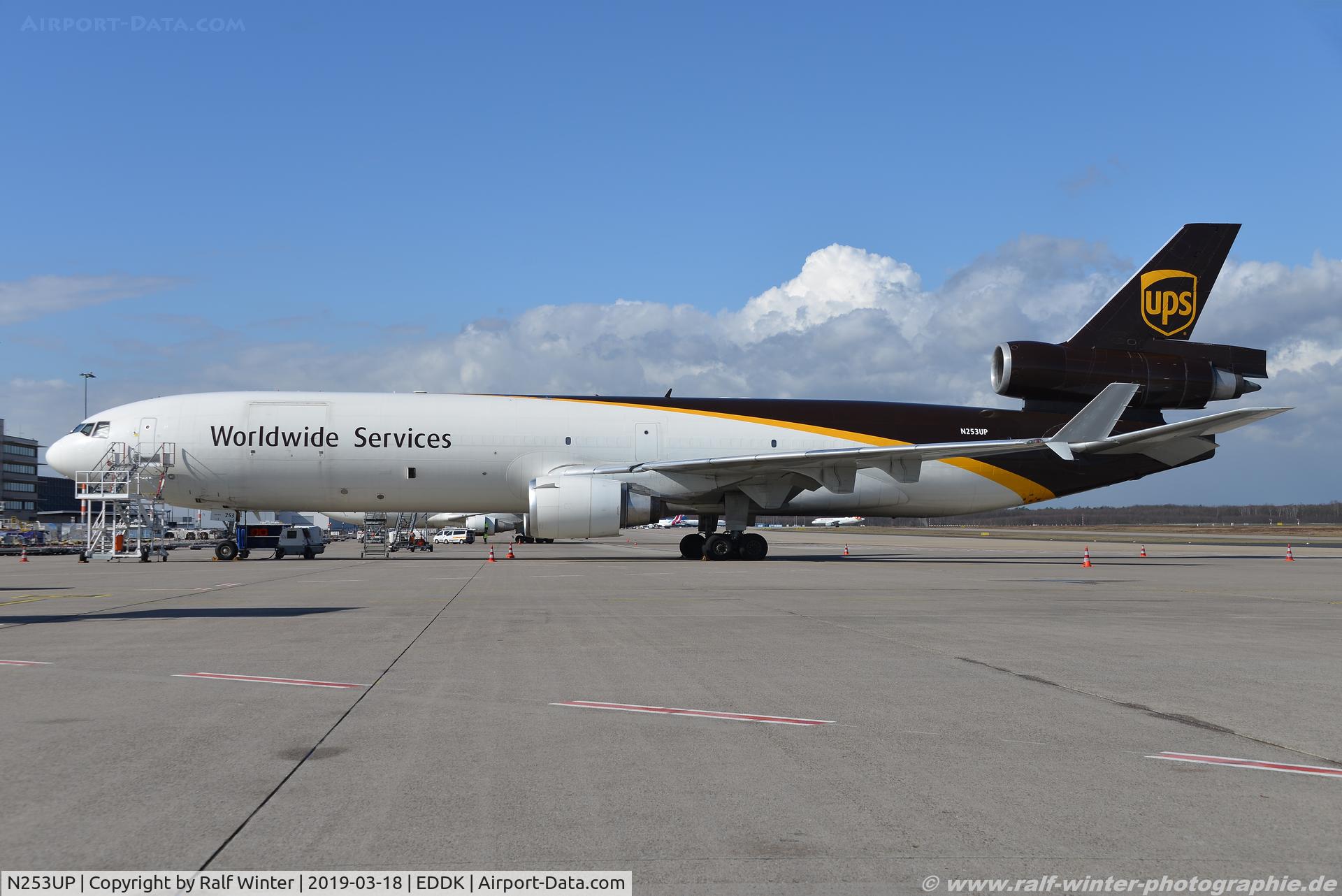 N253UP, McDonnell Douglas MD-11F C/N 48439, McDonnell Douglas MD-11F - 5X UPS United Parcel Service - 48439 - N253UP - 18.03.2019 - CGN