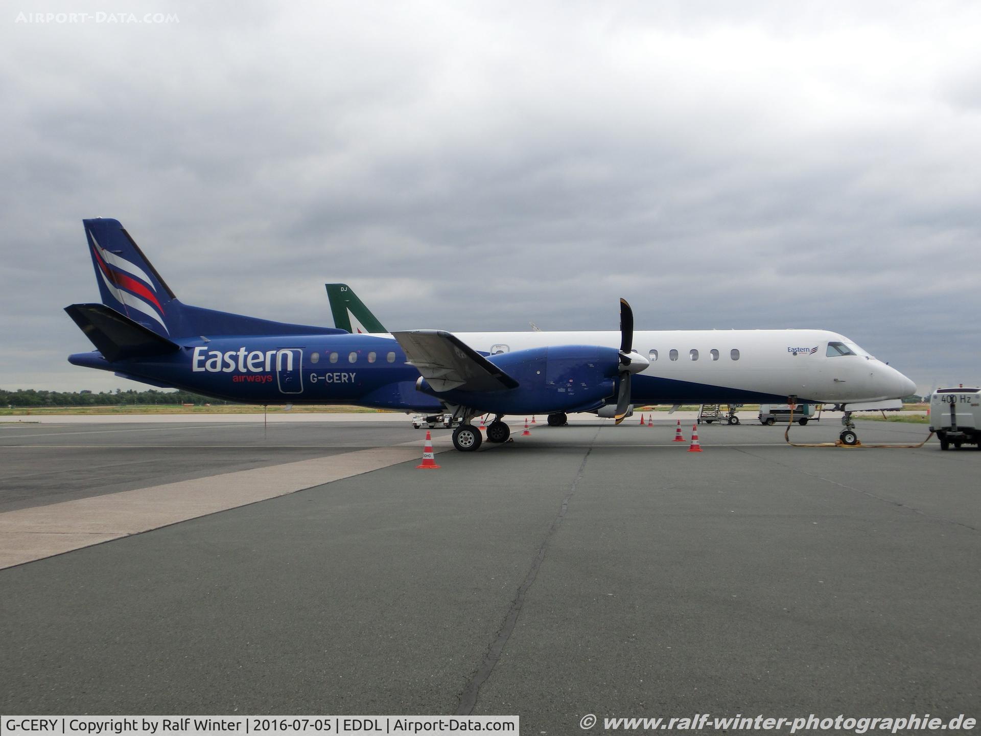 G-CERY, 1994 Saab 2000 C/N 2000-008, Saab Scania 2000 - T3 EZE Eastern Airways - 2000-008 - G-CERY - 05.07.2016 - DUS