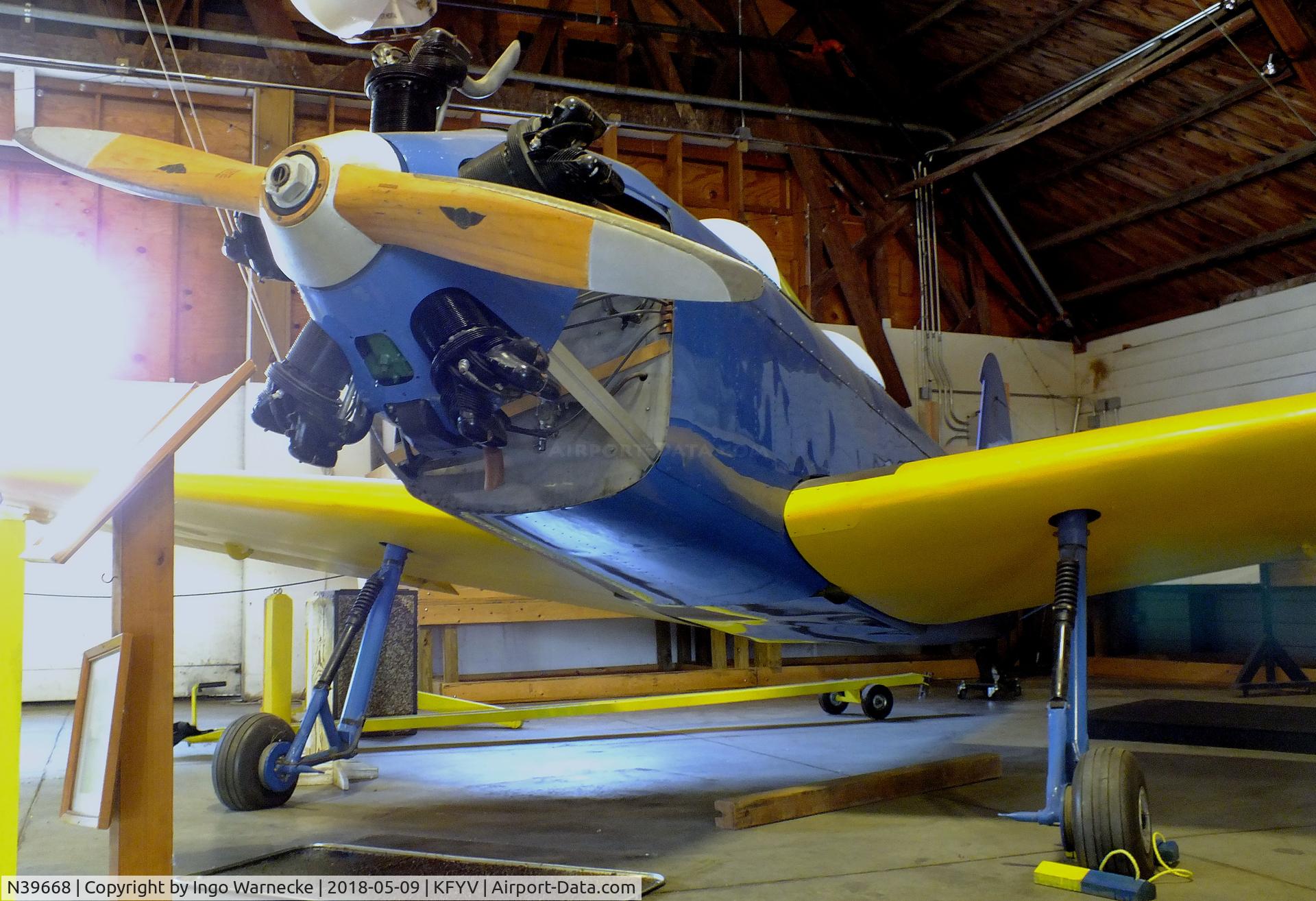 N39668, Howard Aircraft DGA-18K C/N 668, Howard DGA-18K at the Arkansas Air & Military Museum, Fayetteville AR